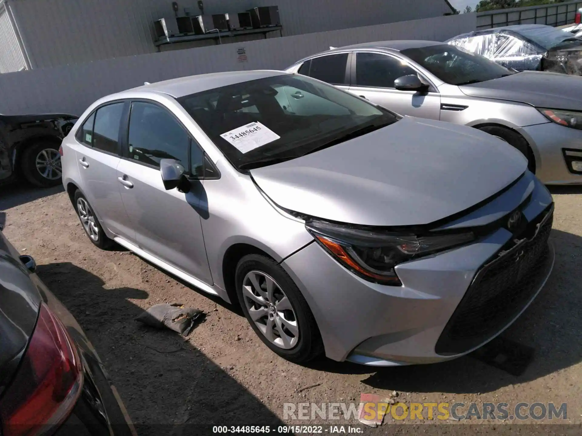 1 Photograph of a damaged car 5YFEPMAEXMP209597 TOYOTA COROLLA 2021