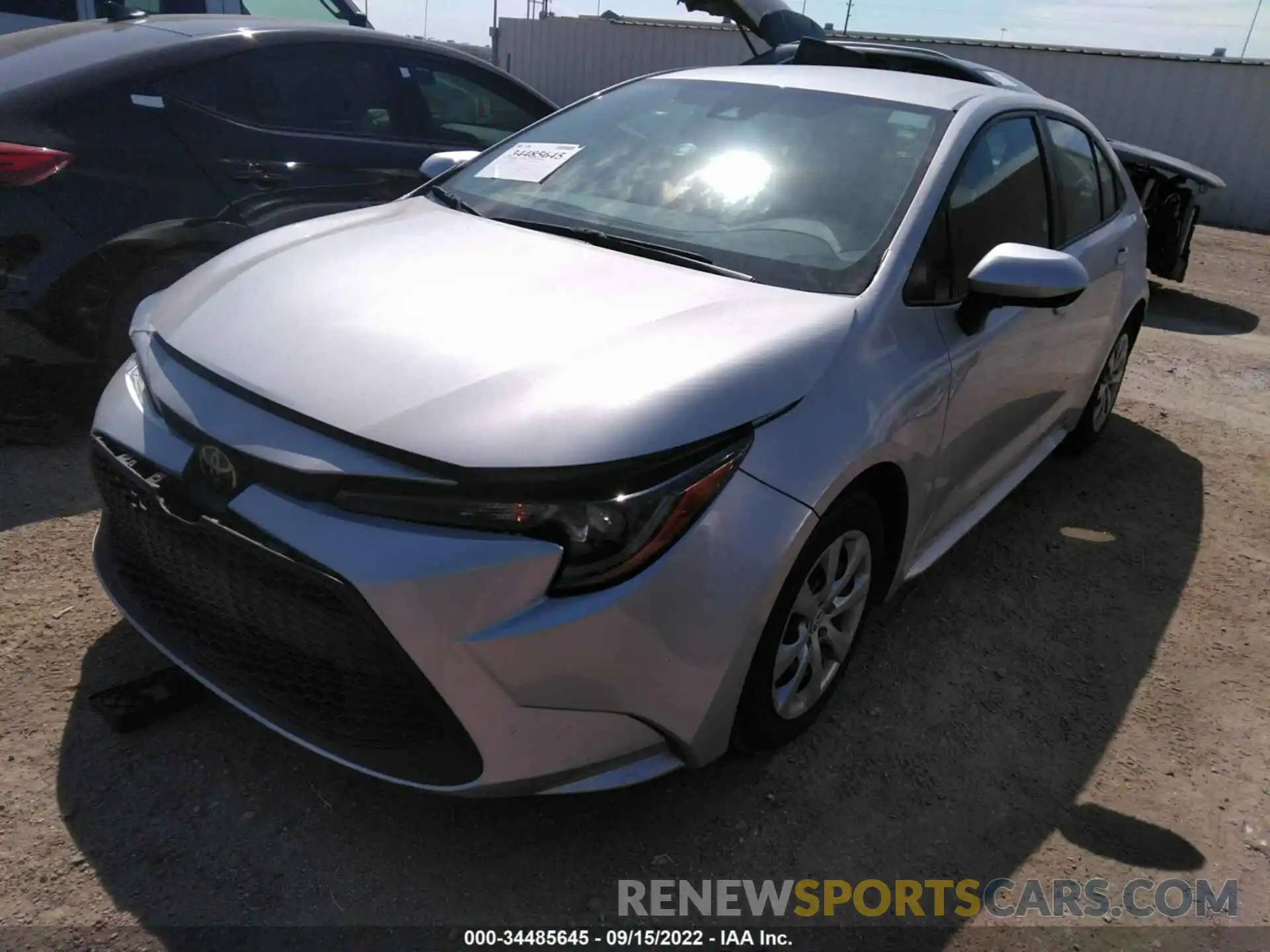 2 Photograph of a damaged car 5YFEPMAEXMP209597 TOYOTA COROLLA 2021