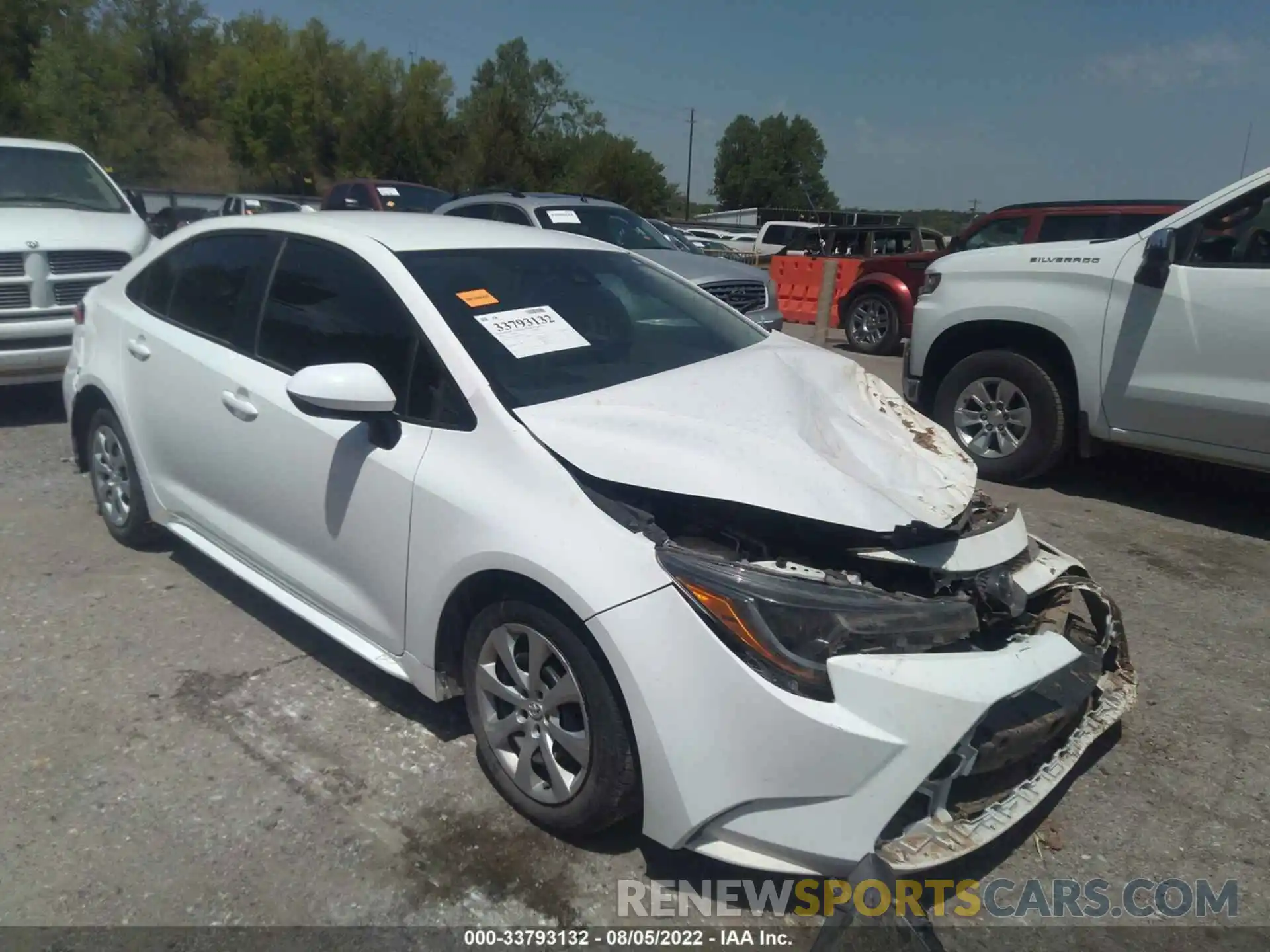 1 Photograph of a damaged car 5YFEPMAEXMP210085 TOYOTA COROLLA 2021