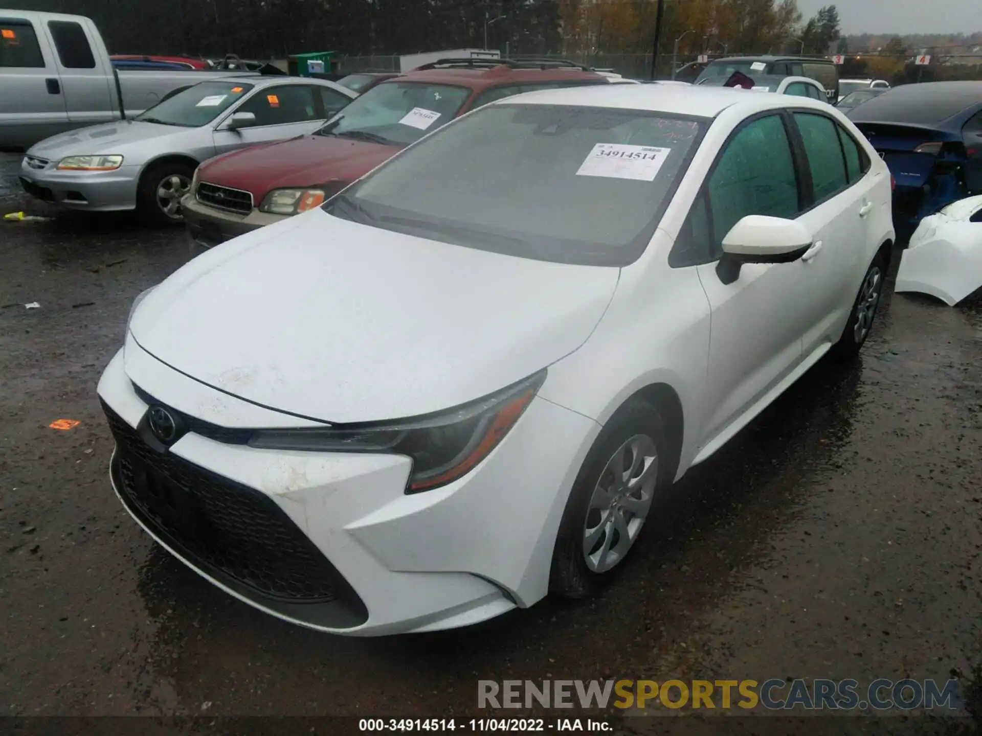 2 Photograph of a damaged car 5YFEPMAEXMP211530 TOYOTA COROLLA 2021