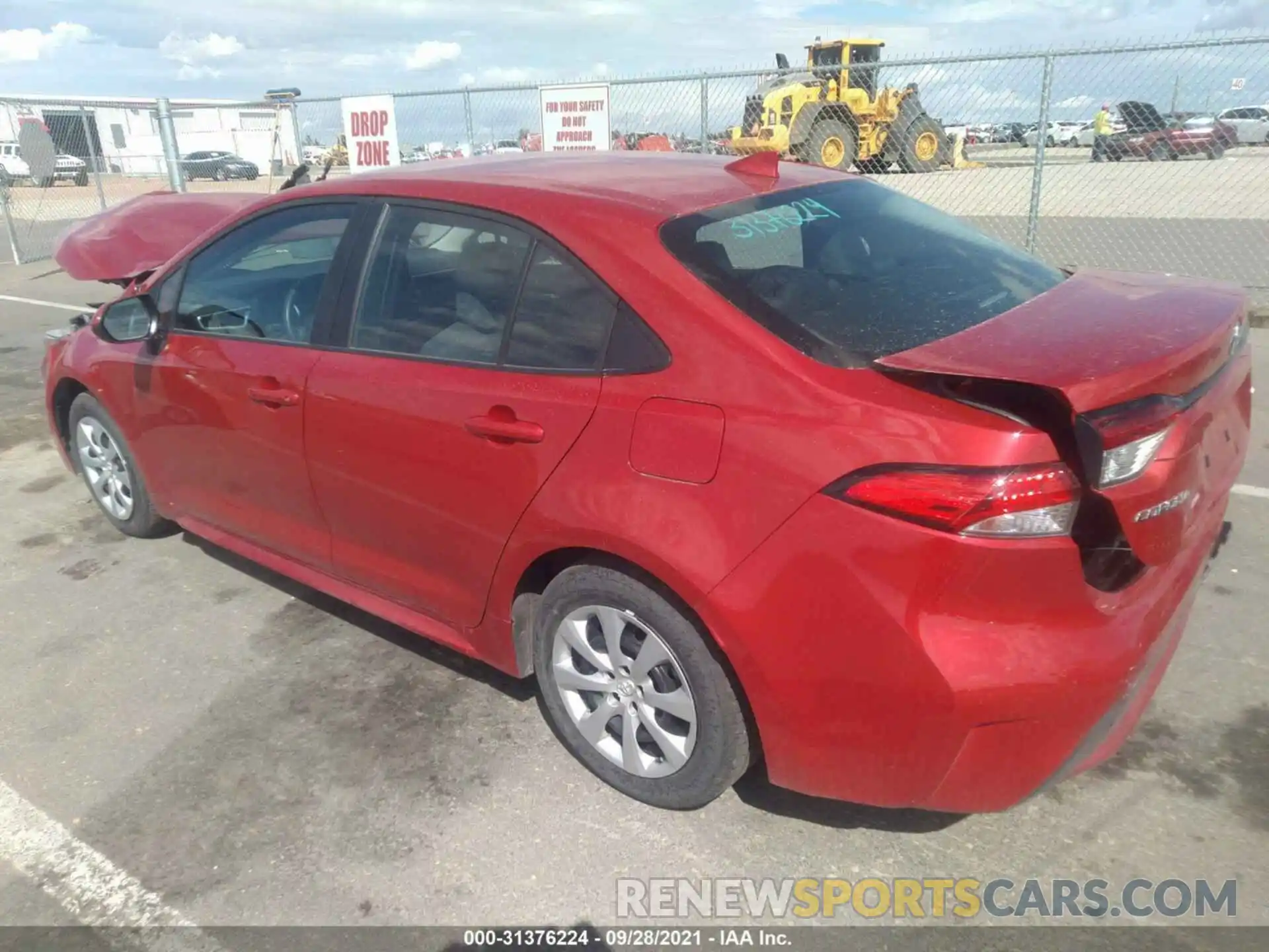 3 Photograph of a damaged car 5YFEPMAEXMP211592 TOYOTA COROLLA 2021