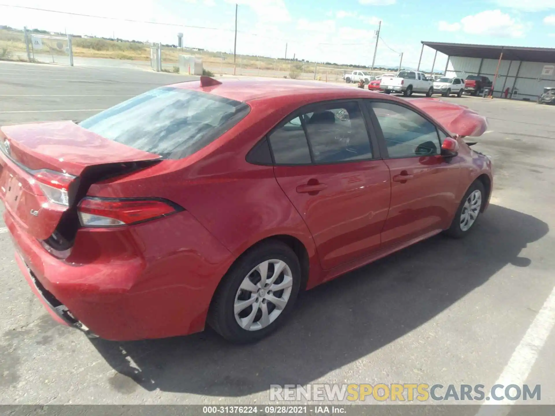 4 Photograph of a damaged car 5YFEPMAEXMP211592 TOYOTA COROLLA 2021