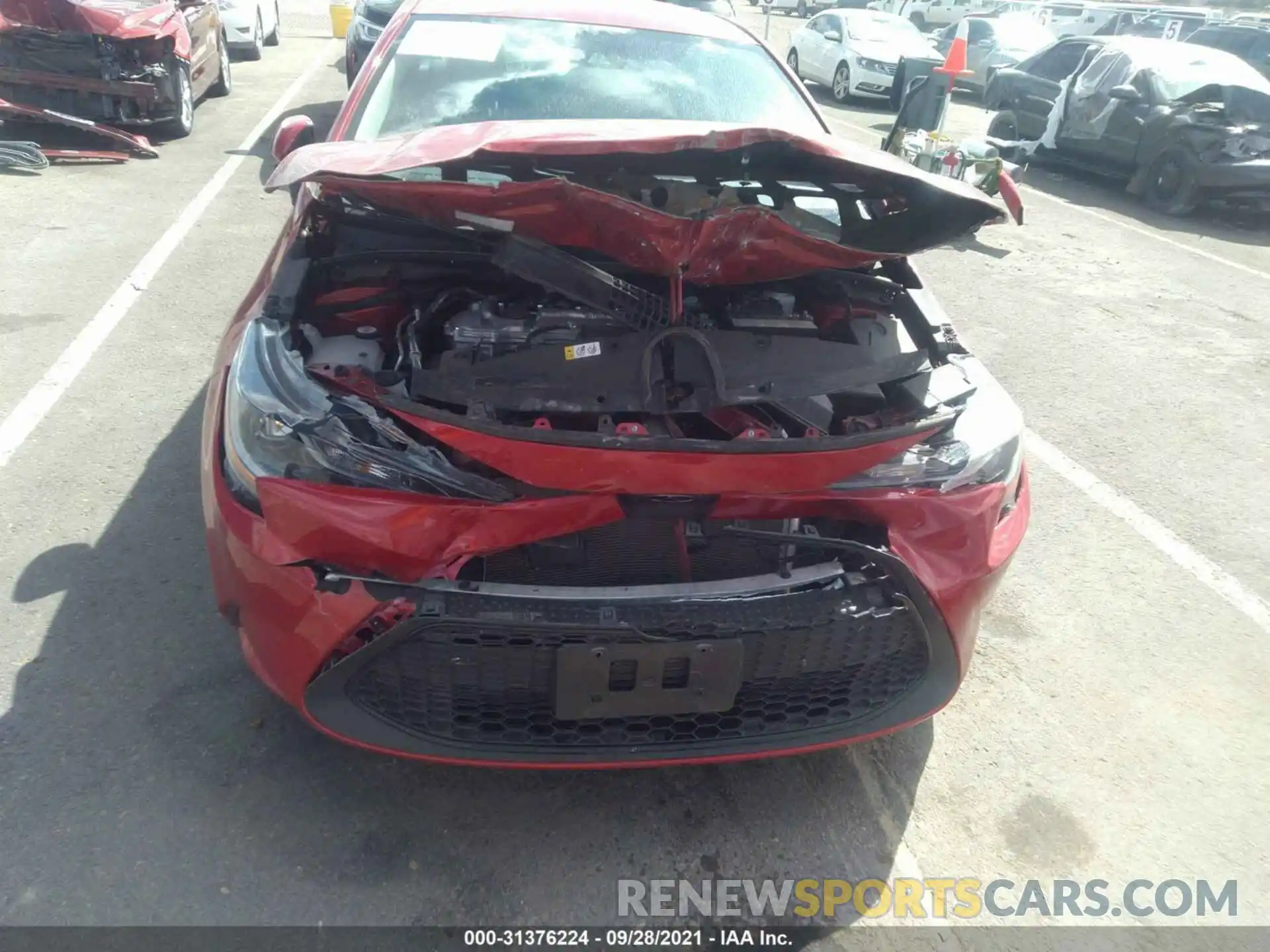 6 Photograph of a damaged car 5YFEPMAEXMP211592 TOYOTA COROLLA 2021