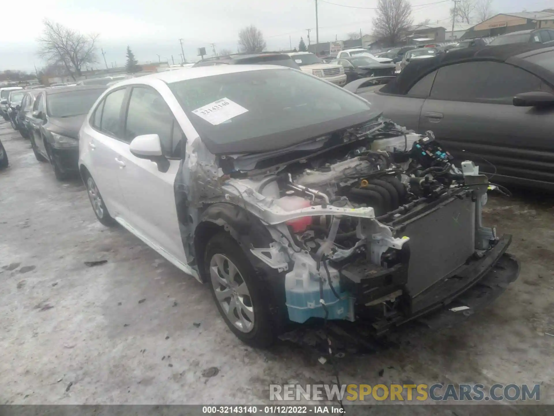 1 Photograph of a damaged car 5YFEPMAEXMP211706 TOYOTA COROLLA 2021