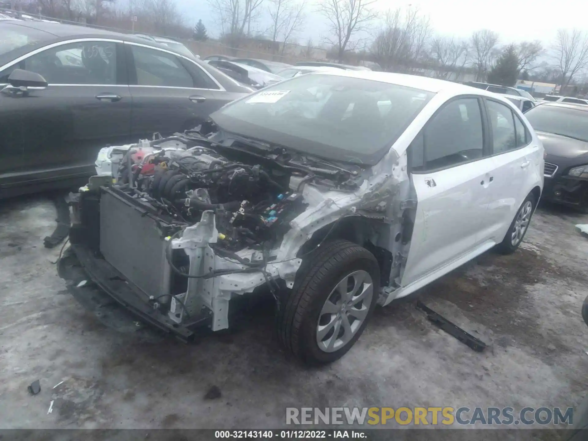 2 Photograph of a damaged car 5YFEPMAEXMP211706 TOYOTA COROLLA 2021