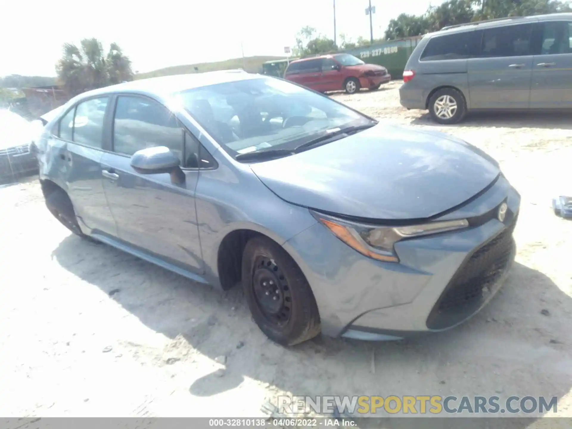 1 Photograph of a damaged car 5YFEPMAEXMP212077 TOYOTA COROLLA 2021