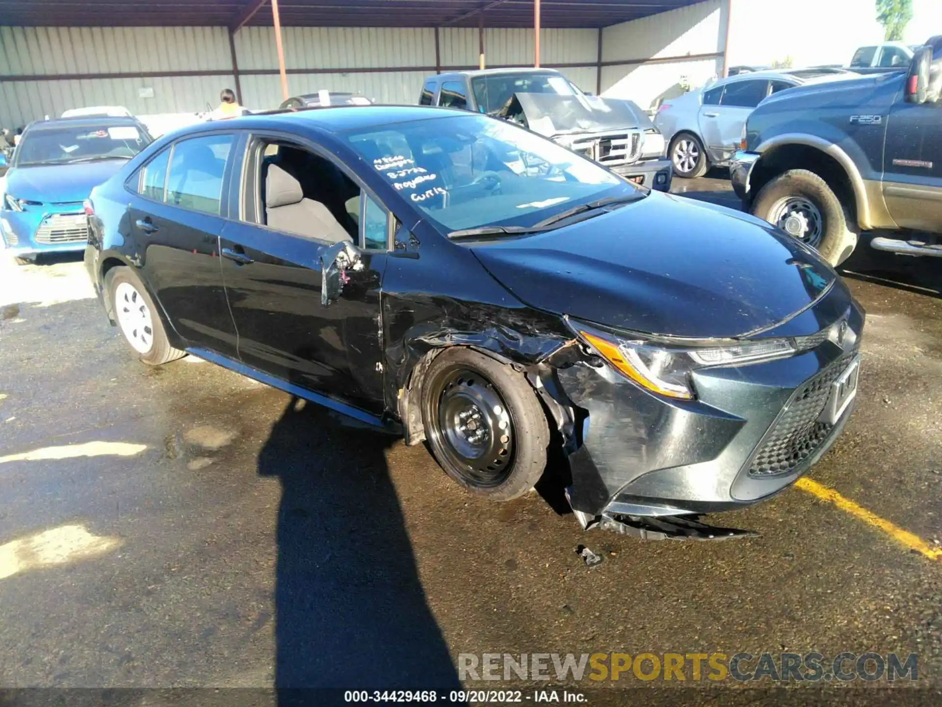 1 Photograph of a damaged car 5YFEPMAEXMP212225 TOYOTA COROLLA 2021