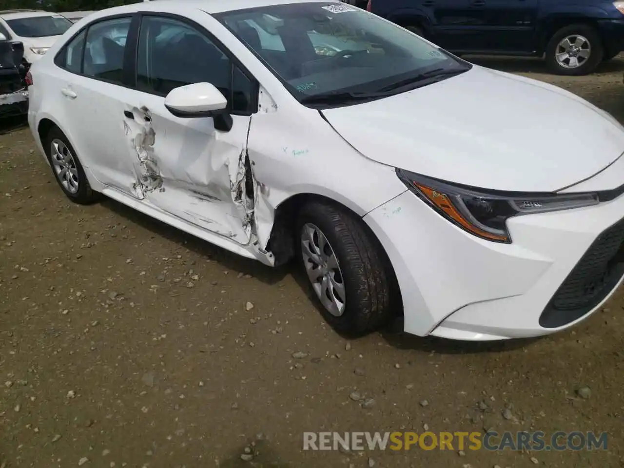 9 Photograph of a damaged car 5YFEPMAEXMP212371 TOYOTA COROLLA 2021