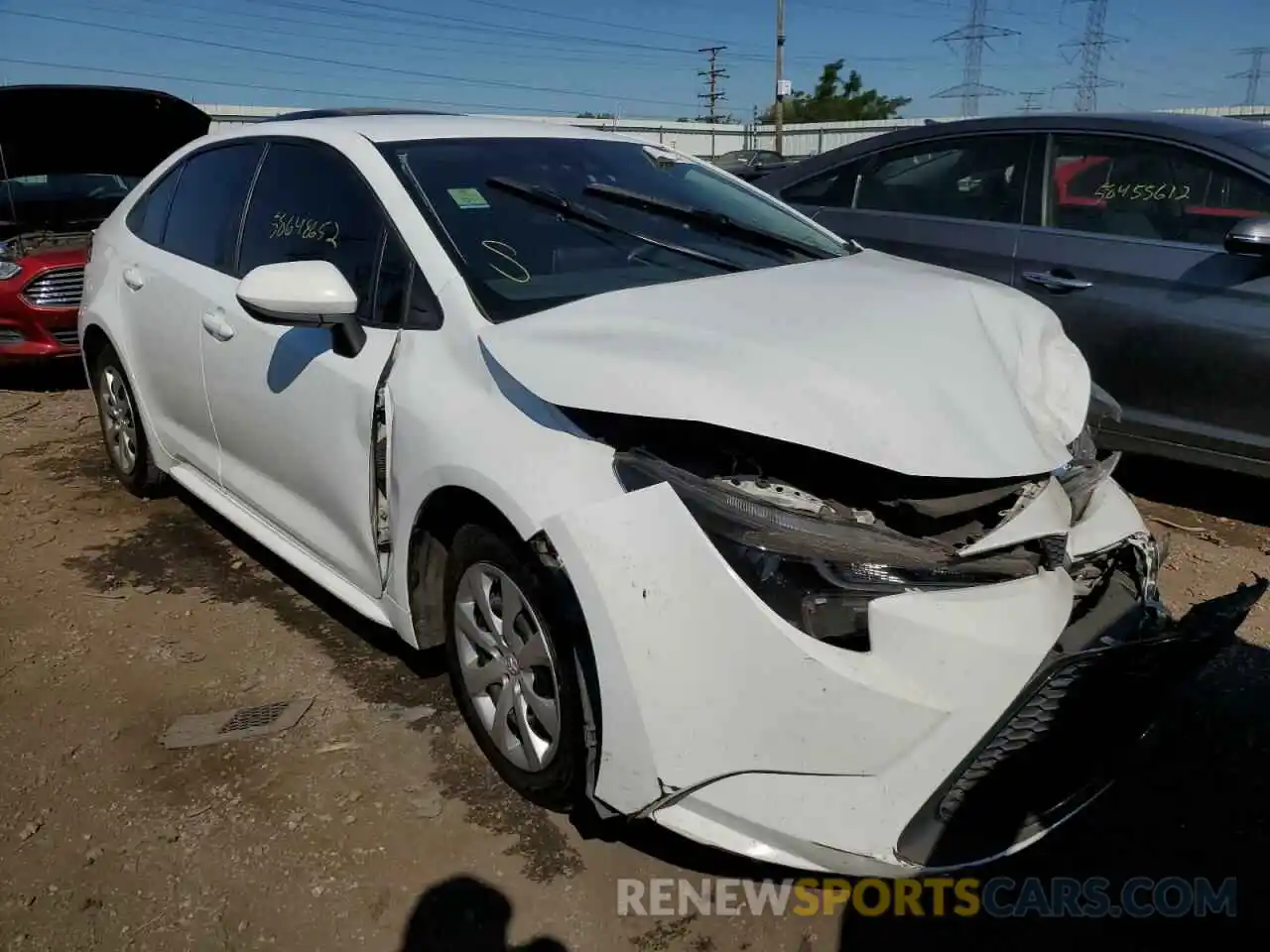 1 Photograph of a damaged car 5YFEPMAEXMP212807 TOYOTA COROLLA 2021