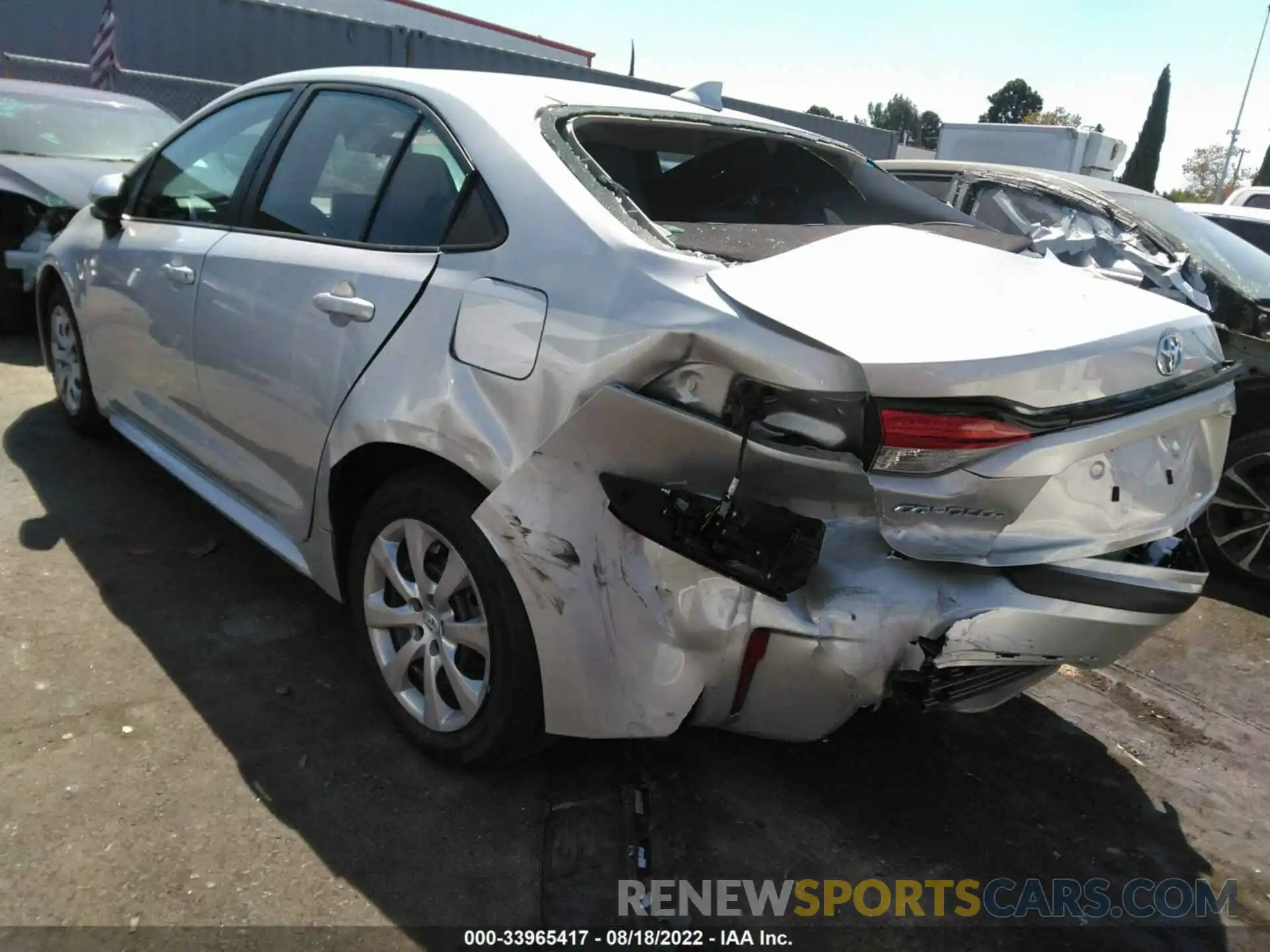 3 Photograph of a damaged car 5YFEPMAEXMP214606 TOYOTA COROLLA 2021