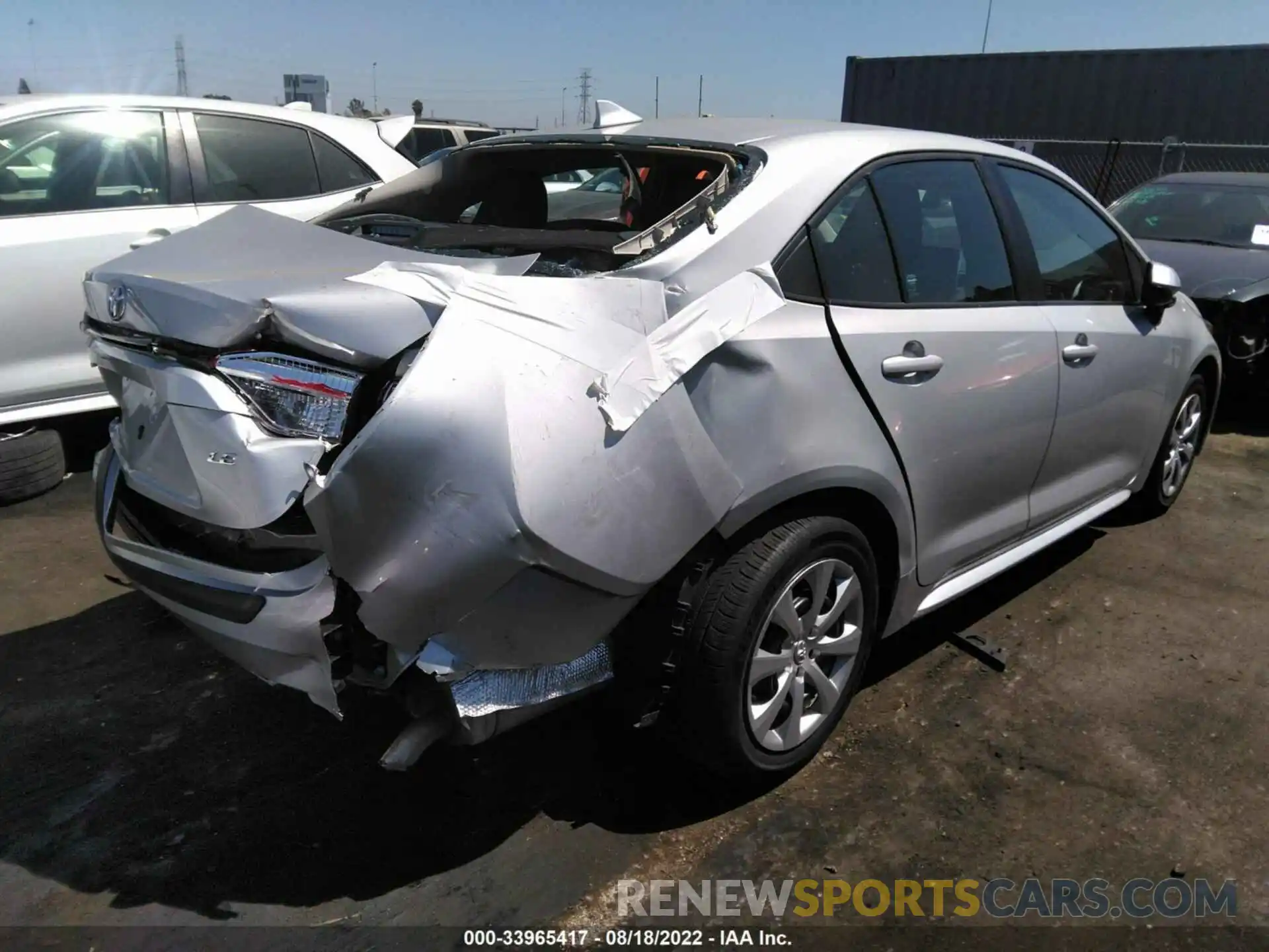 4 Photograph of a damaged car 5YFEPMAEXMP214606 TOYOTA COROLLA 2021