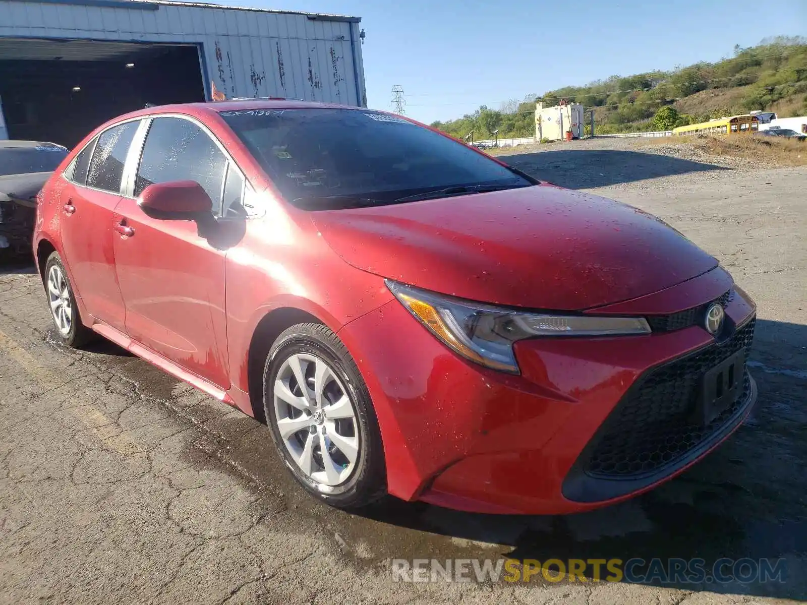 1 Photograph of a damaged car 5YFEPMAEXMP216484 TOYOTA COROLLA 2021