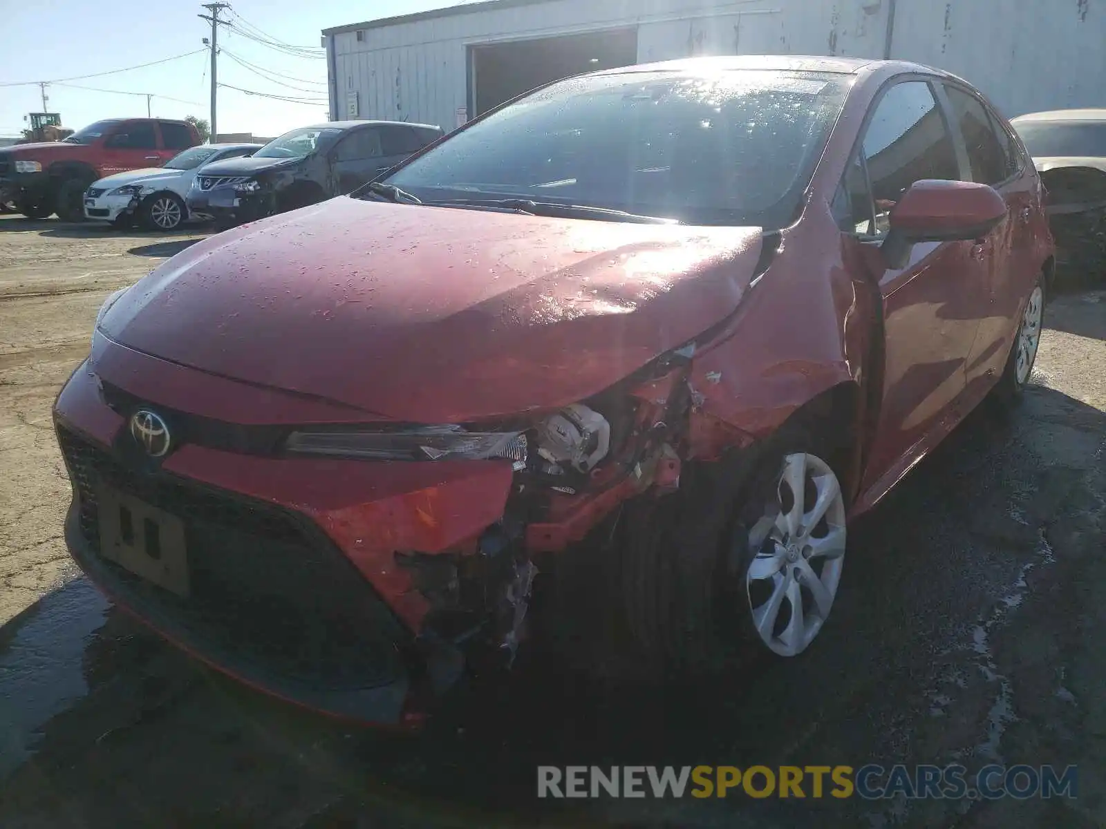 2 Photograph of a damaged car 5YFEPMAEXMP216484 TOYOTA COROLLA 2021