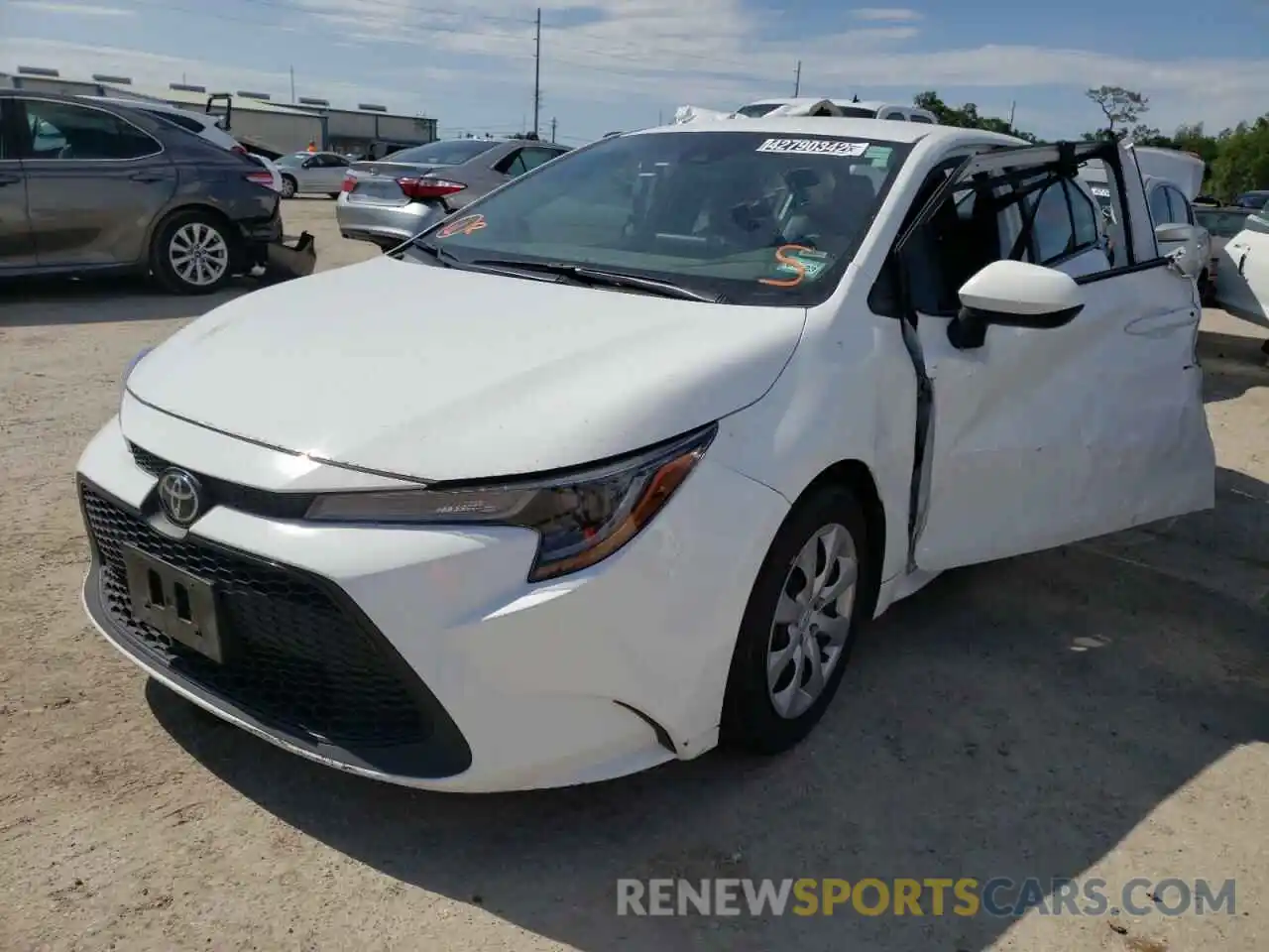 2 Photograph of a damaged car 5YFEPMAEXMP216615 TOYOTA COROLLA 2021