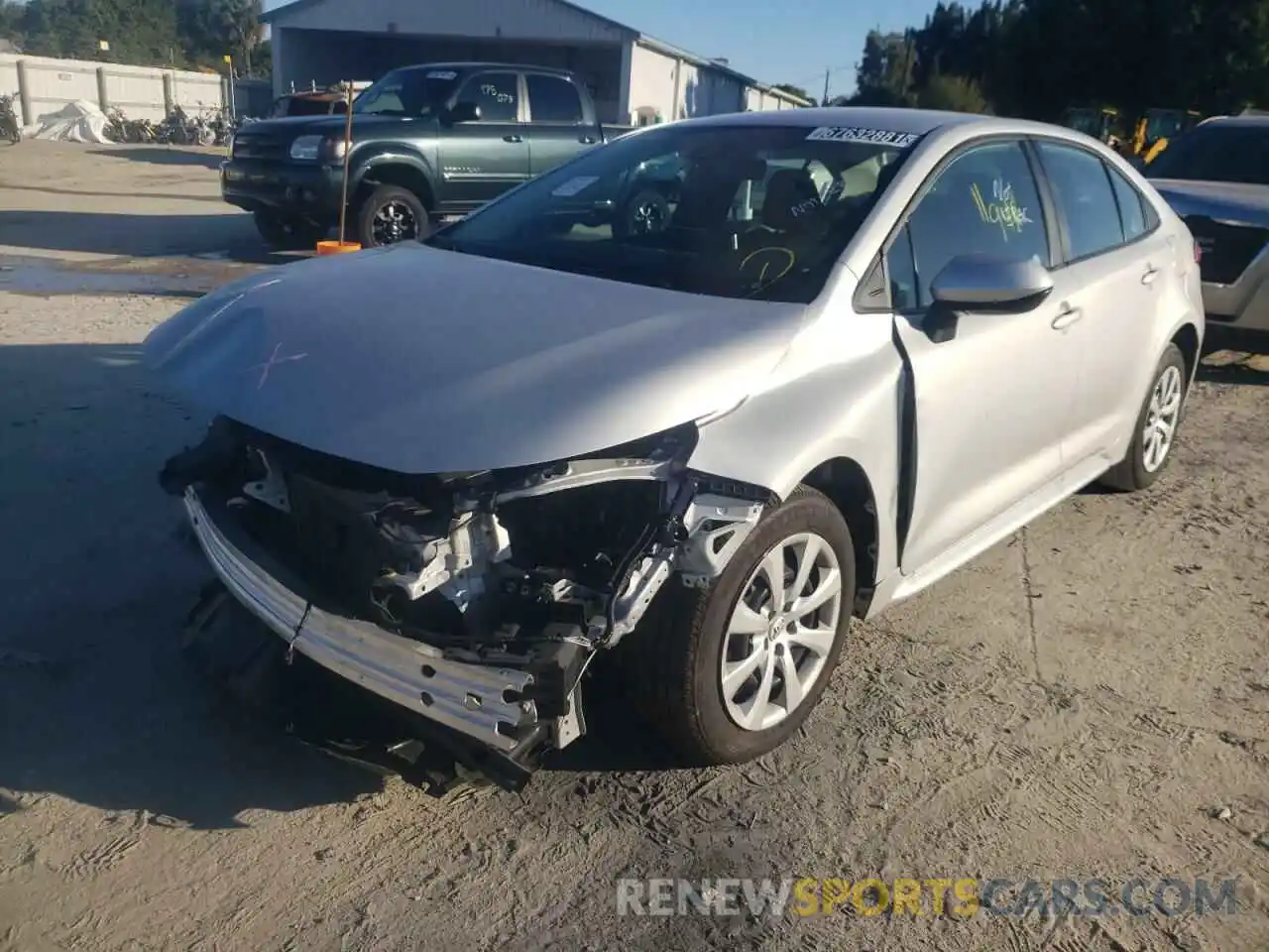 2 Photograph of a damaged car 5YFEPMAEXMP218476 TOYOTA COROLLA 2021