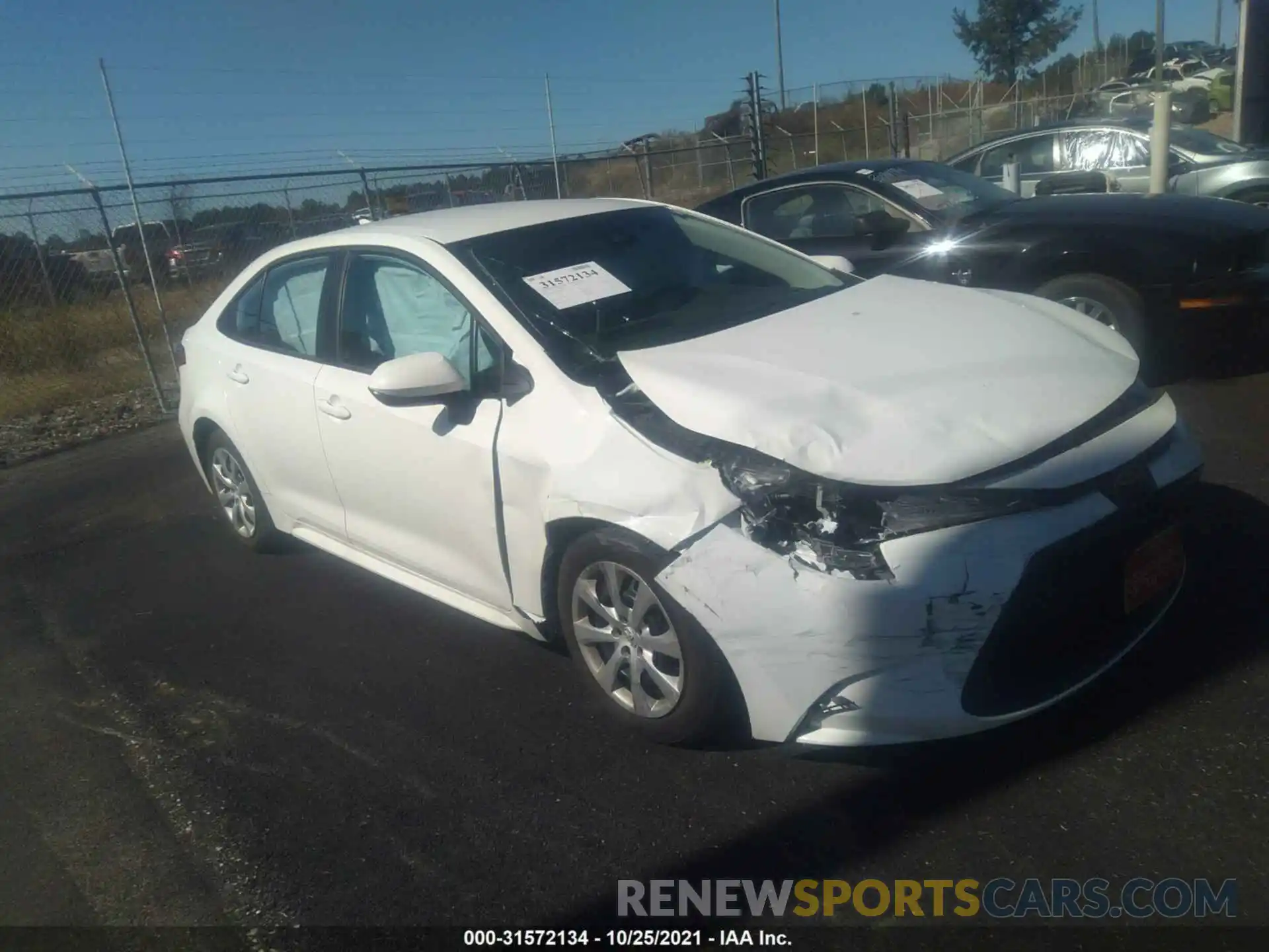 1 Photograph of a damaged car 5YFEPMAEXMP218719 TOYOTA COROLLA 2021