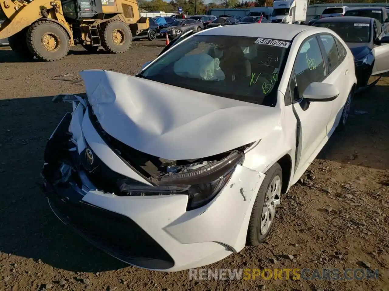 2 Photograph of a damaged car 5YFEPMAEXMP218932 TOYOTA COROLLA 2021