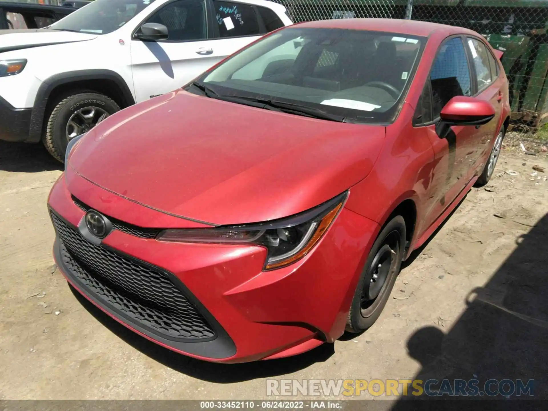 2 Photograph of a damaged car 5YFEPMAEXMP219160 TOYOTA COROLLA 2021