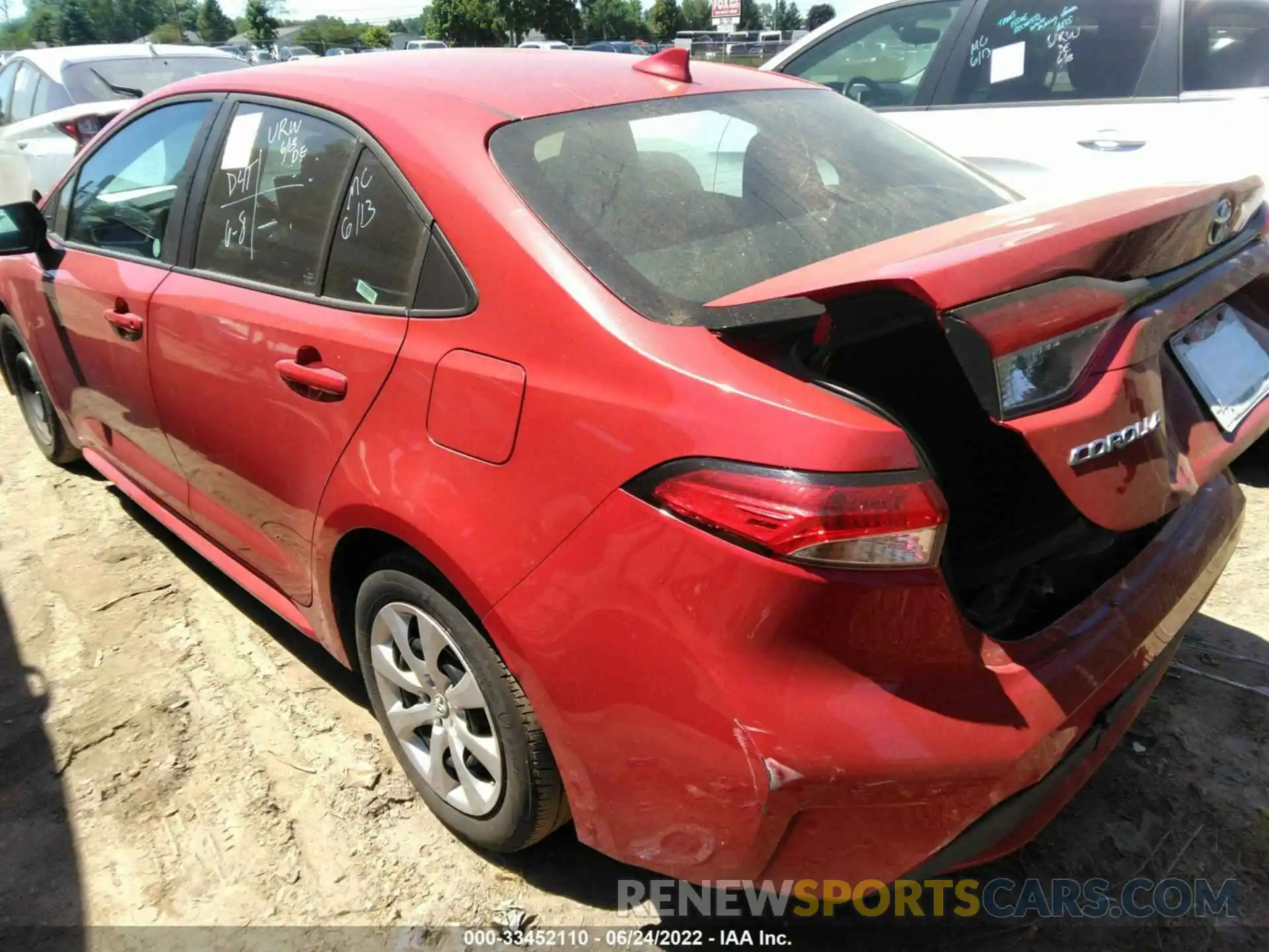 3 Photograph of a damaged car 5YFEPMAEXMP219160 TOYOTA COROLLA 2021