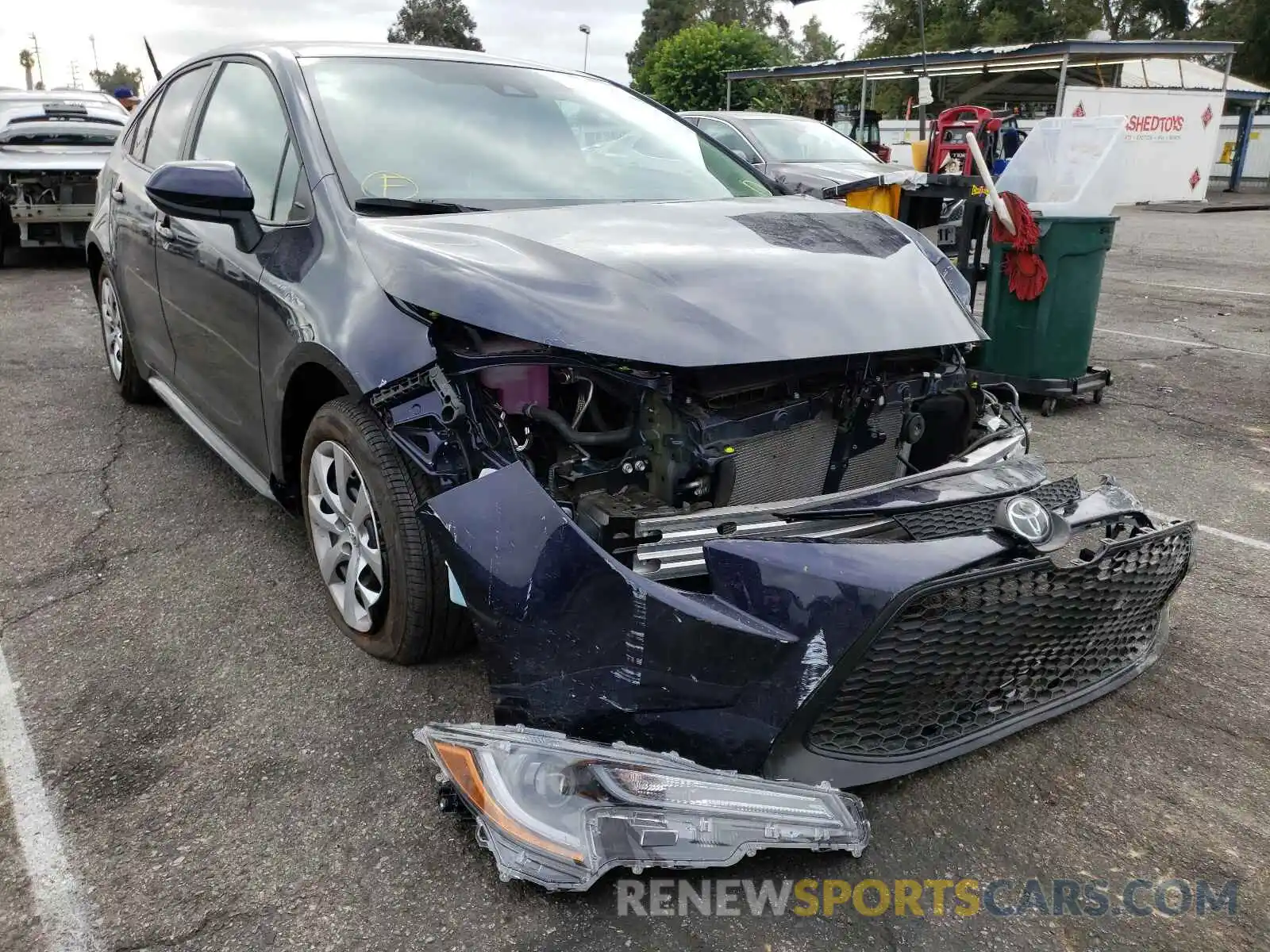 1 Photograph of a damaged car 5YFEPMAEXMP219384 TOYOTA COROLLA 2021