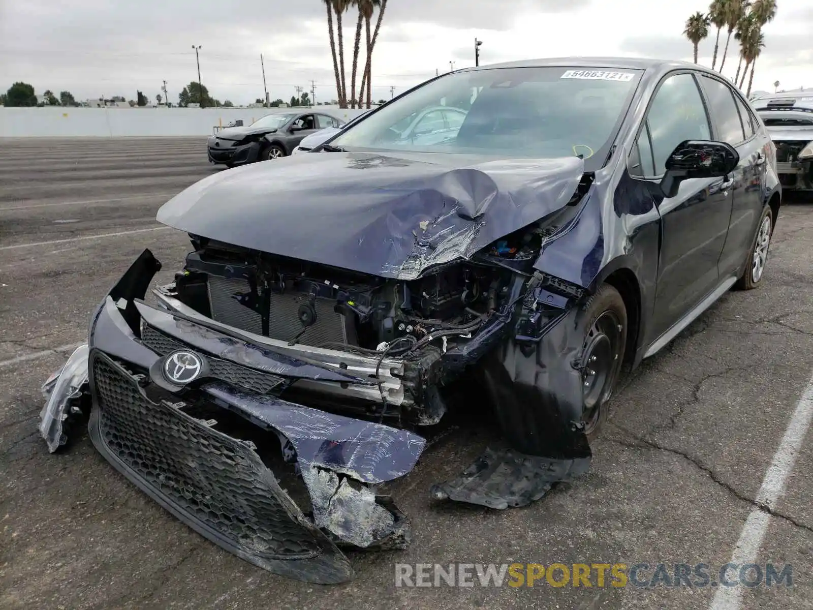 2 Photograph of a damaged car 5YFEPMAEXMP219384 TOYOTA COROLLA 2021