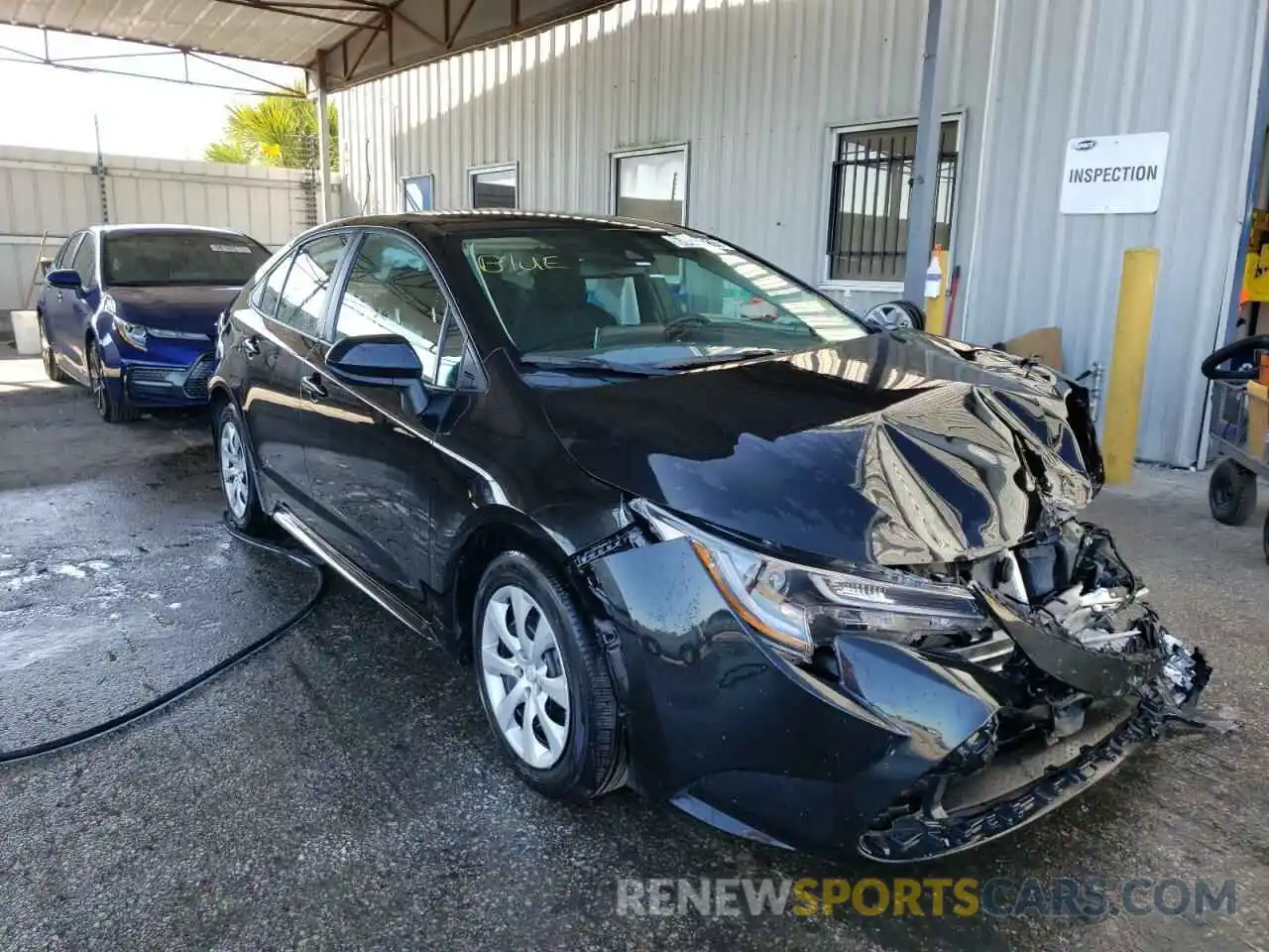 1 Photograph of a damaged car 5YFEPMAEXMP219451 TOYOTA COROLLA 2021