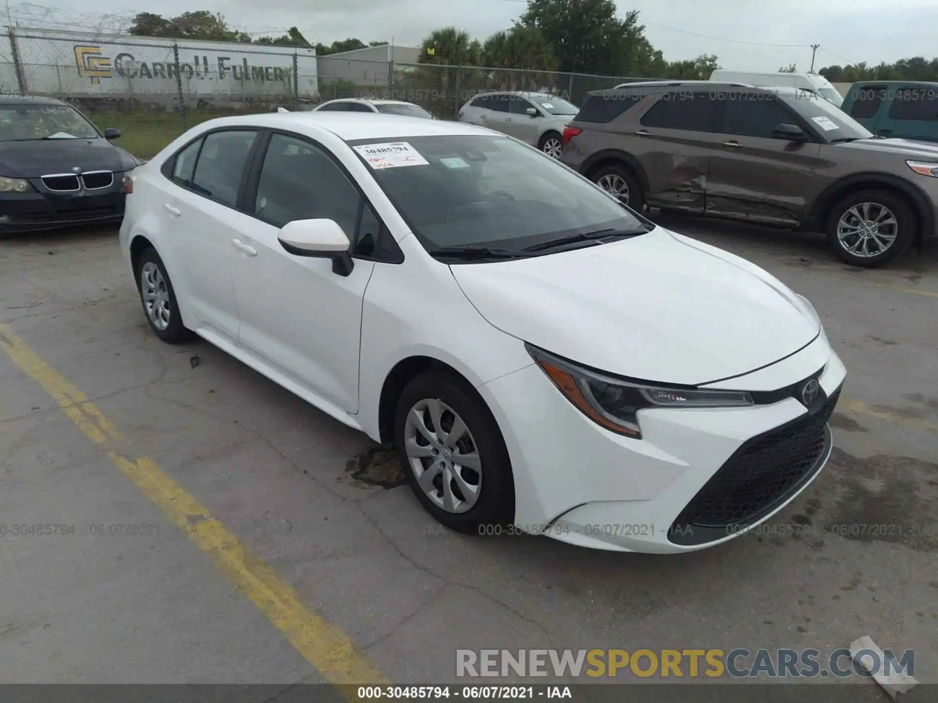 1 Photograph of a damaged car 5YFEPMAEXMP219868 TOYOTA COROLLA 2021