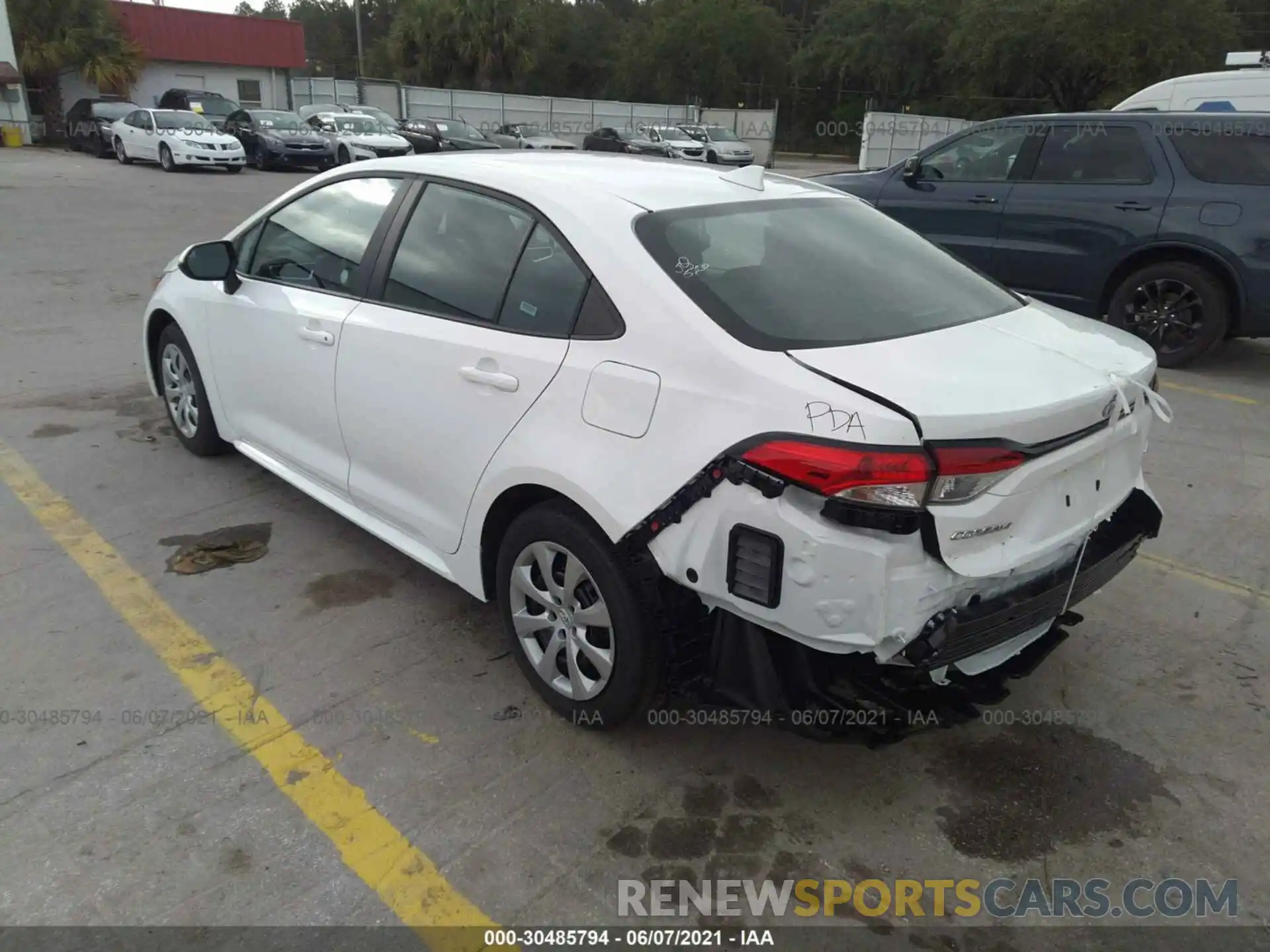 3 Photograph of a damaged car 5YFEPMAEXMP219868 TOYOTA COROLLA 2021