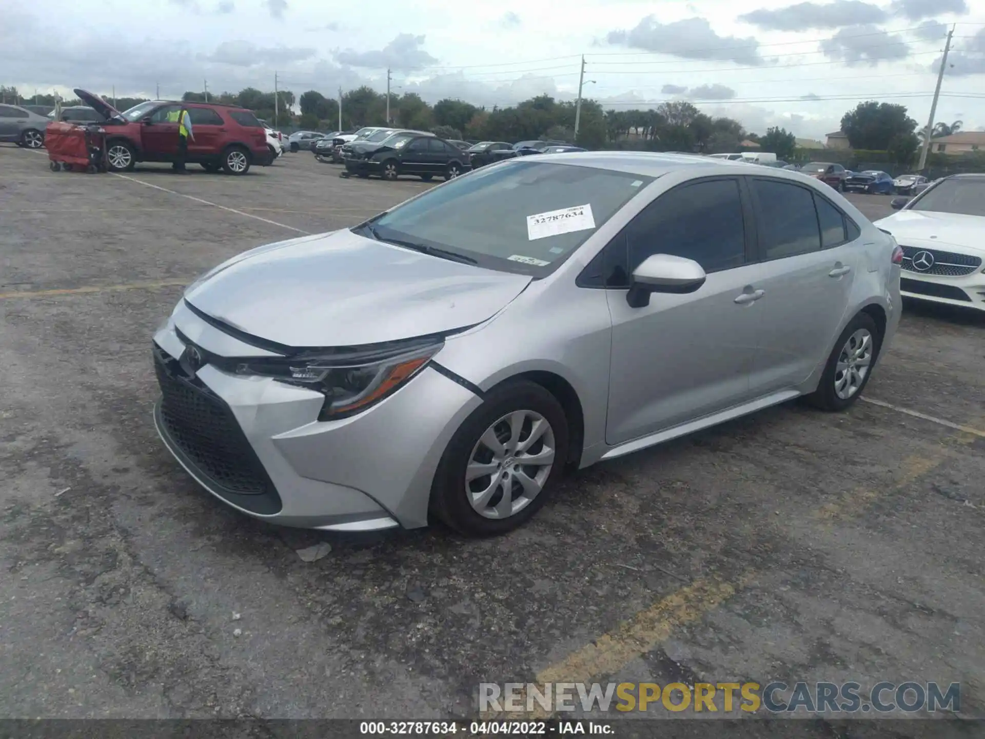 2 Photograph of a damaged car 5YFEPMAEXMP219871 TOYOTA COROLLA 2021