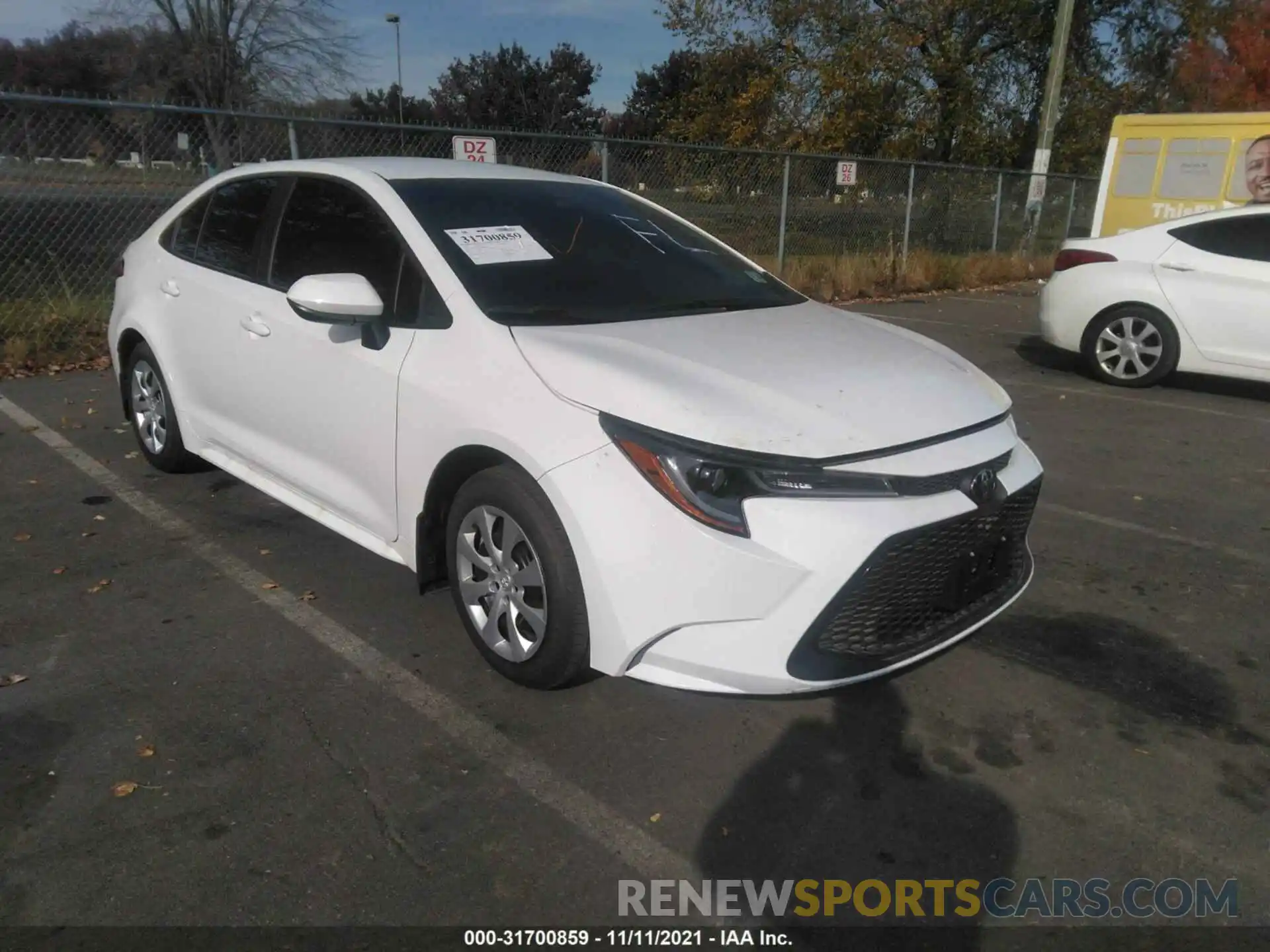 1 Photograph of a damaged car 5YFEPMAEXMP220373 TOYOTA COROLLA 2021