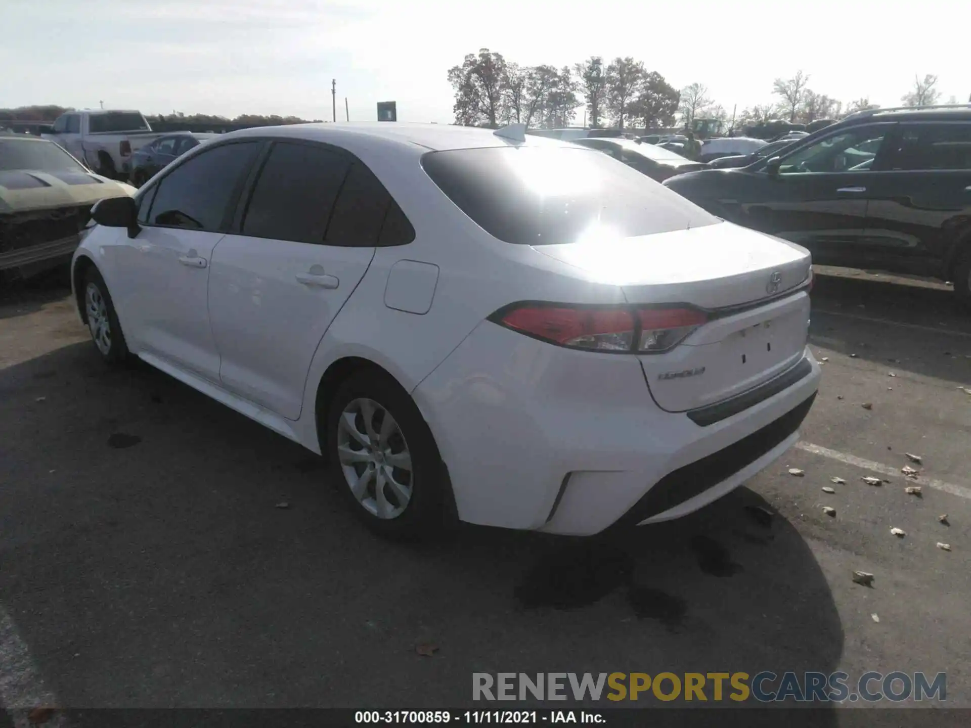 3 Photograph of a damaged car 5YFEPMAEXMP220373 TOYOTA COROLLA 2021