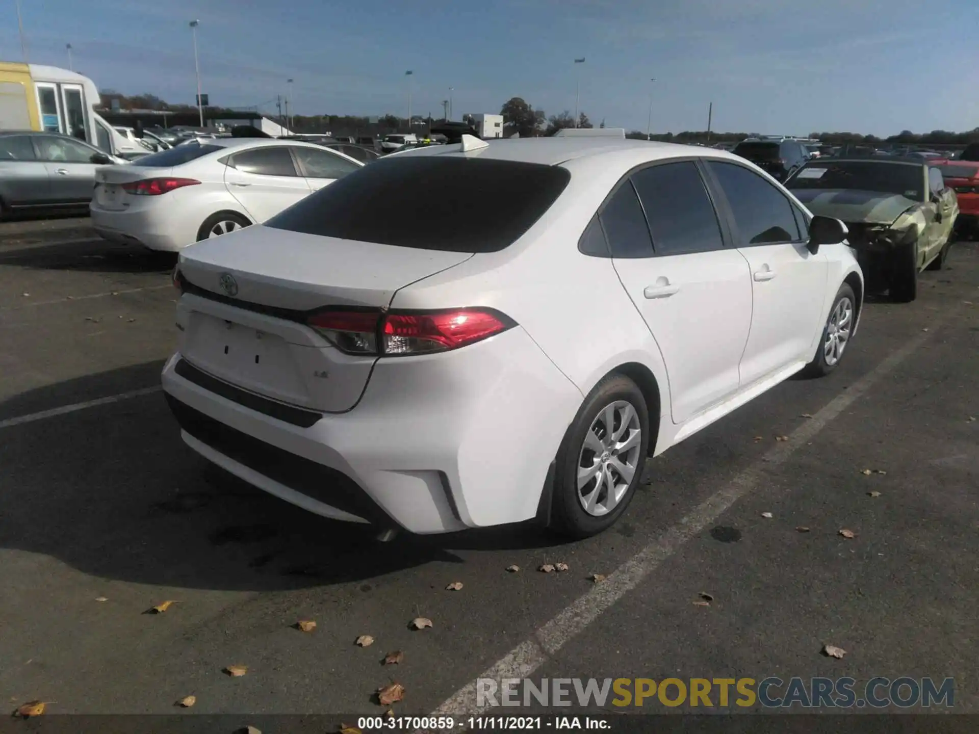 4 Photograph of a damaged car 5YFEPMAEXMP220373 TOYOTA COROLLA 2021