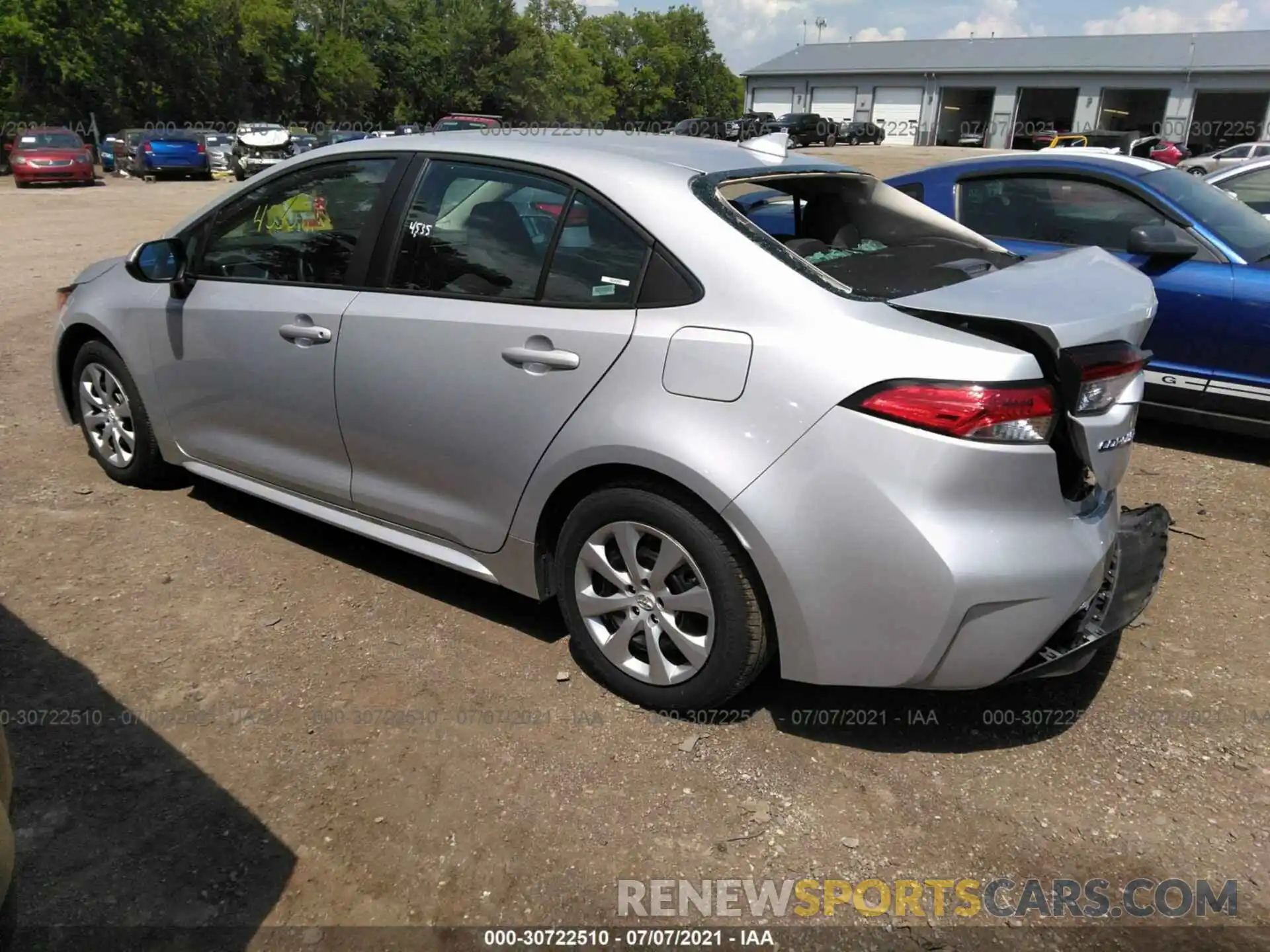 3 Photograph of a damaged car 5YFEPMAEXMP221197 TOYOTA COROLLA 2021