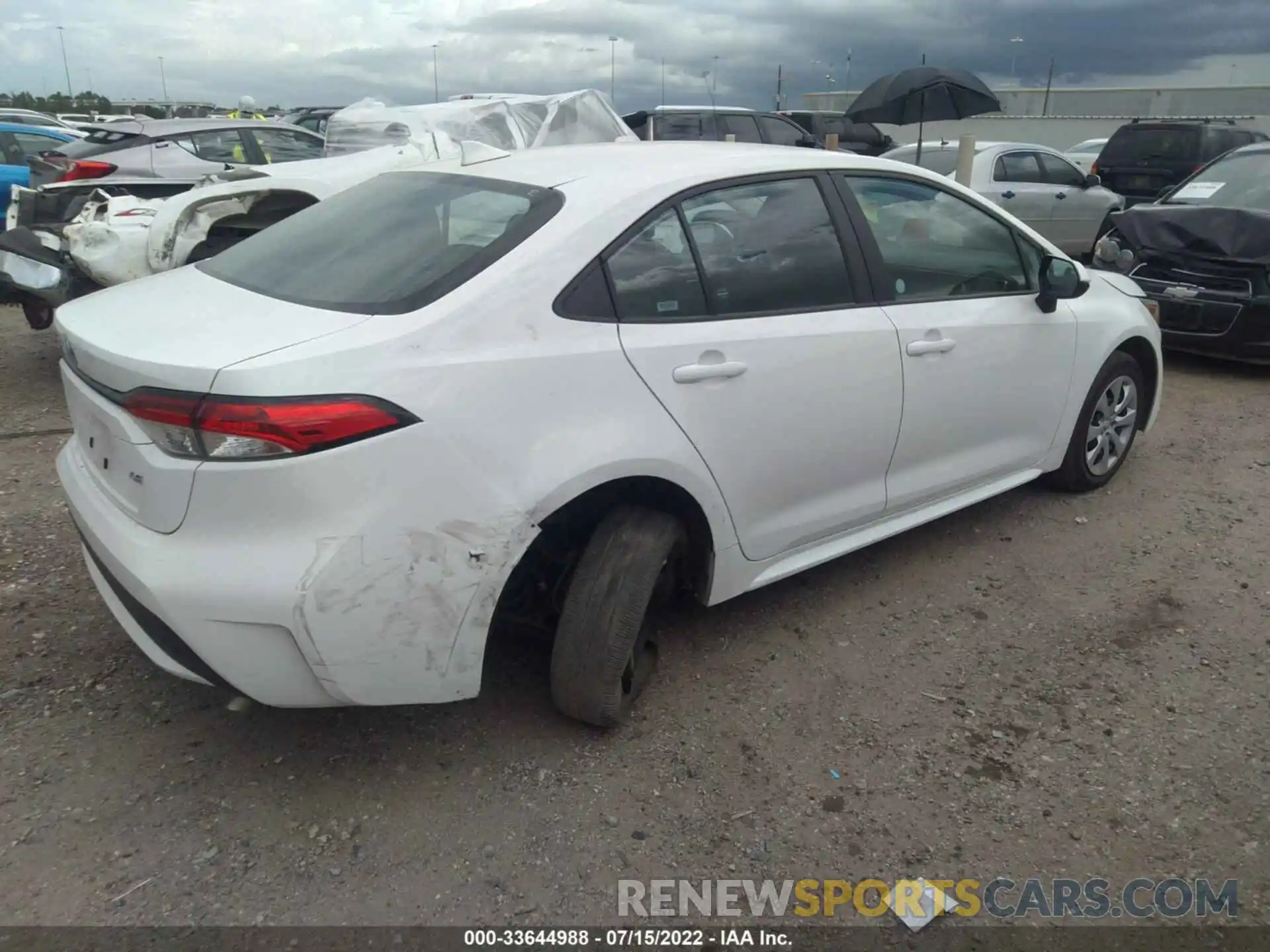 4 Photograph of a damaged car 5YFEPMAEXMP221717 TOYOTA COROLLA 2021