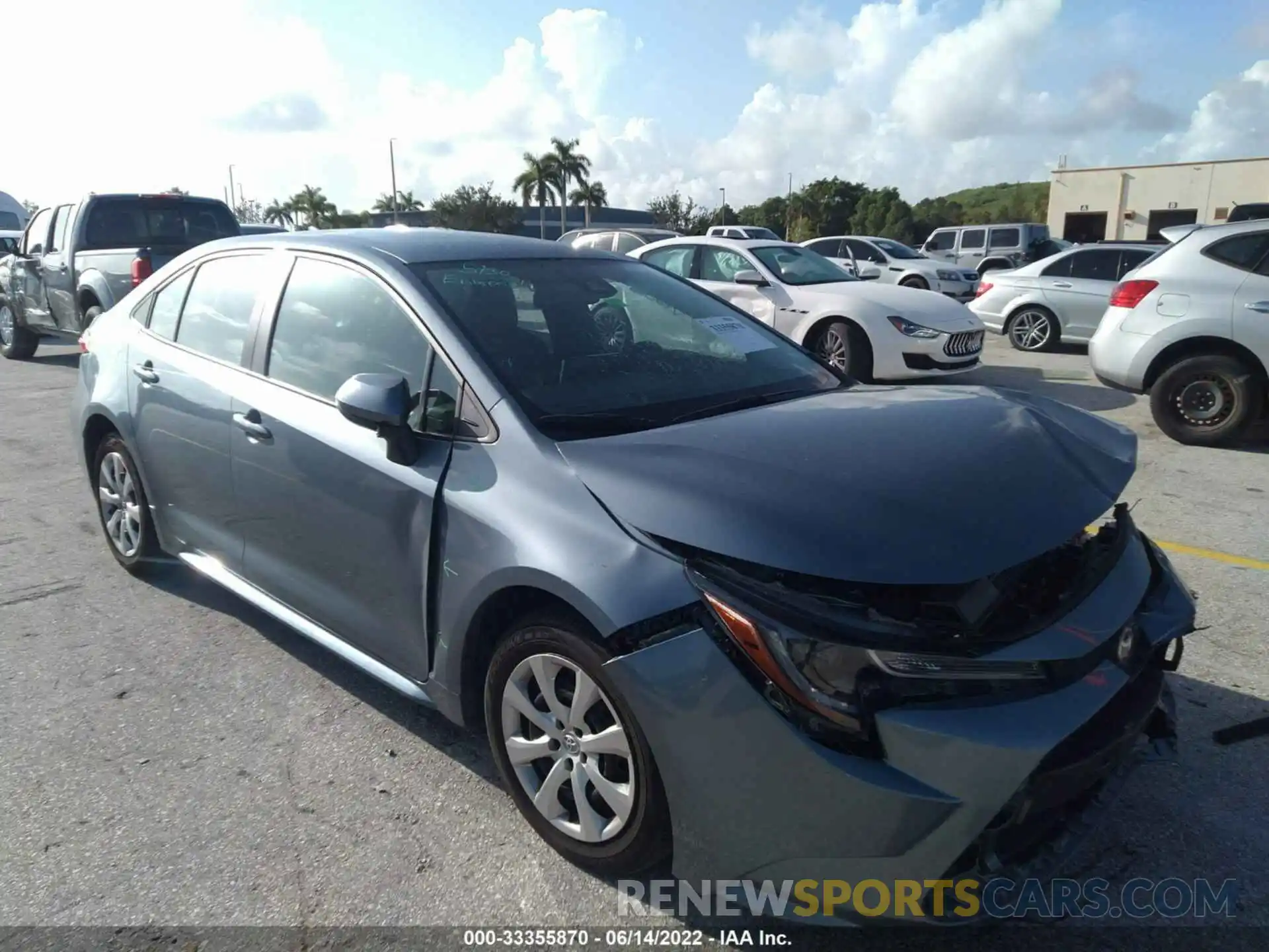 1 Photograph of a damaged car 5YFEPMAEXMP221779 TOYOTA COROLLA 2021