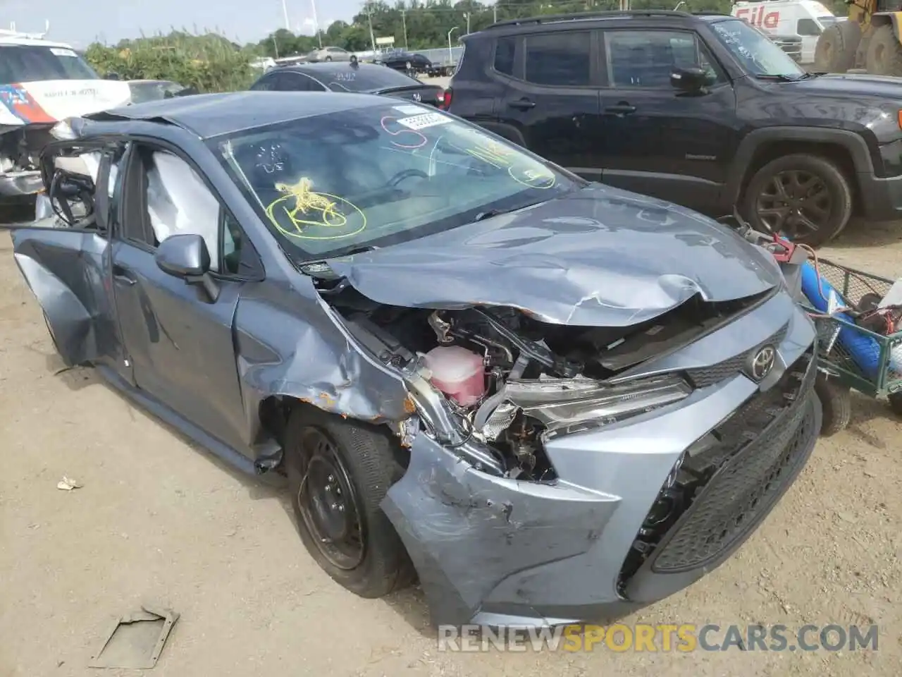 1 Photograph of a damaged car 5YFEPMAEXMP221944 TOYOTA COROLLA 2021