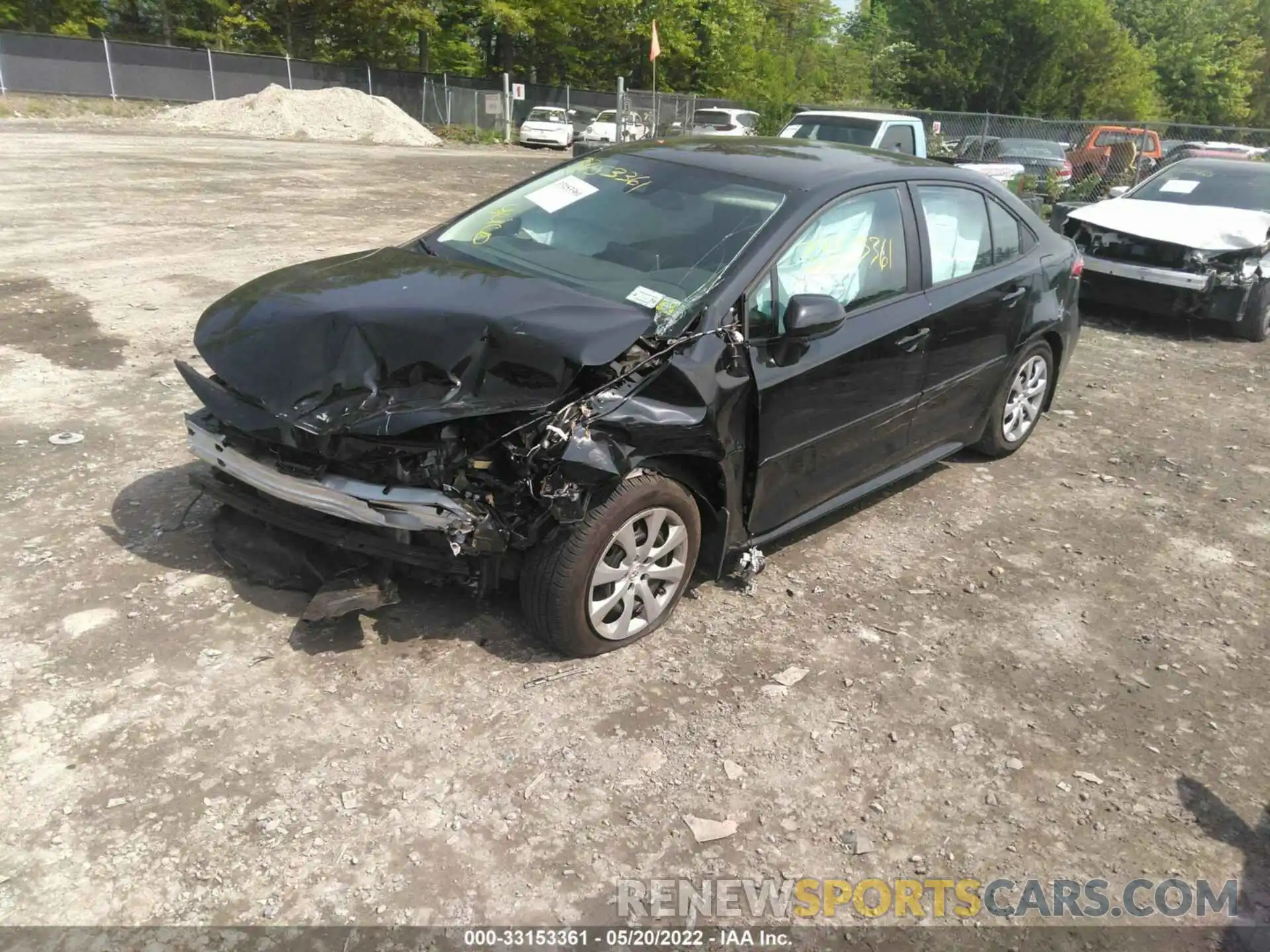 2 Photograph of a damaged car 5YFEPMAEXMP222270 TOYOTA COROLLA 2021