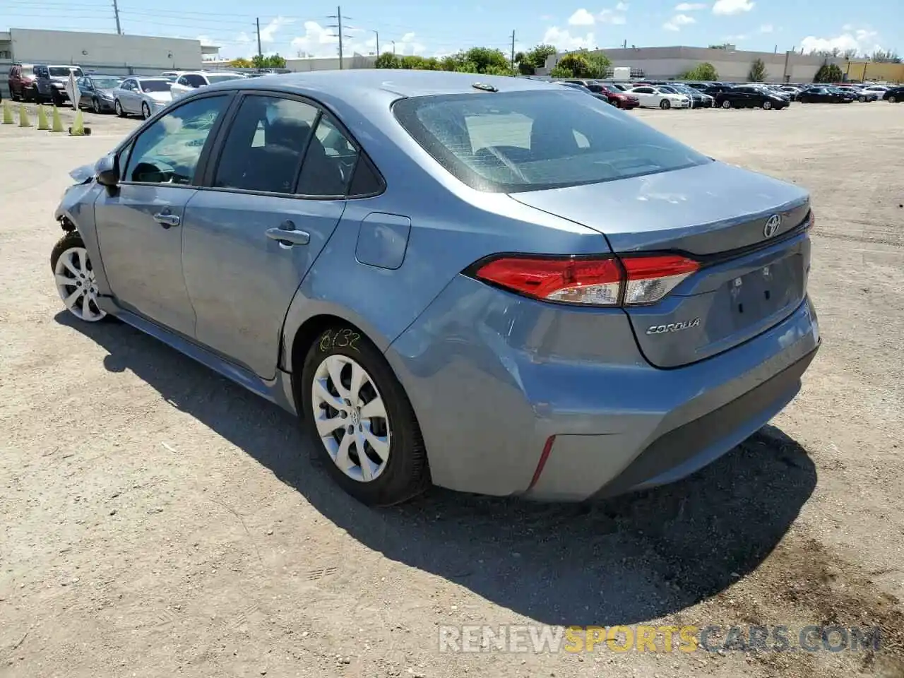 3 Photograph of a damaged car 5YFEPMAEXMP222463 TOYOTA COROLLA 2021