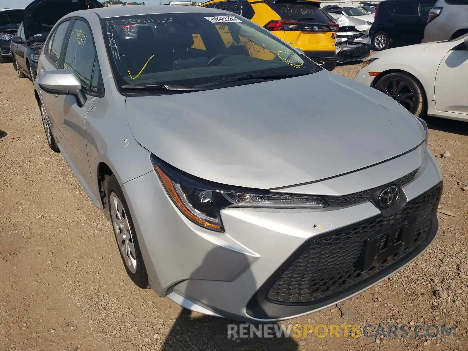 1 Photograph of a damaged car 5YFEPMAEXMP222723 TOYOTA COROLLA 2021