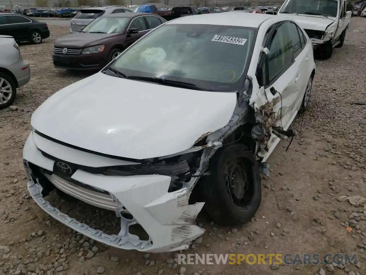 2 Photograph of a damaged car 5YFEPMAEXMP223595 TOYOTA COROLLA 2021