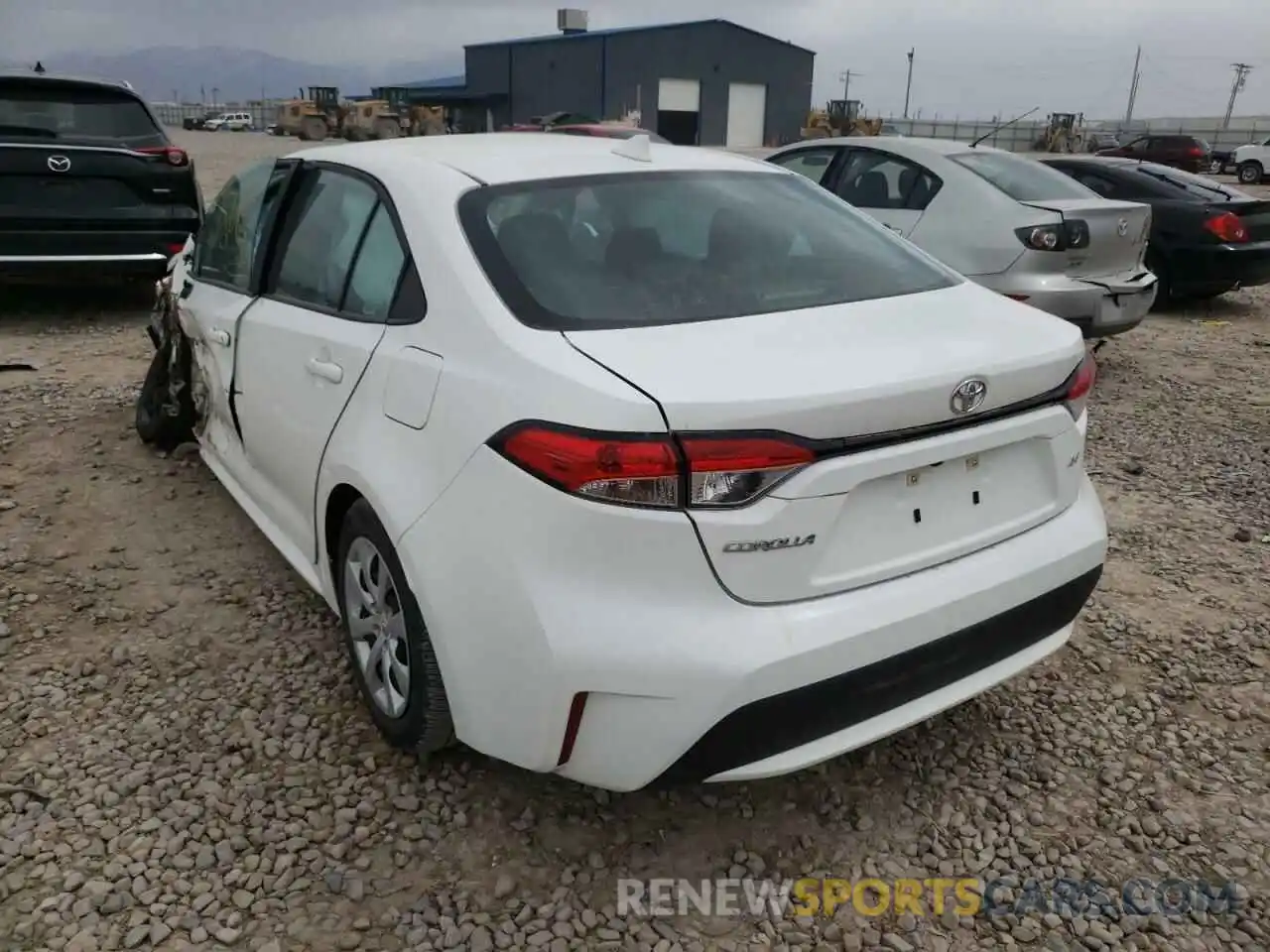 3 Photograph of a damaged car 5YFEPMAEXMP223595 TOYOTA COROLLA 2021