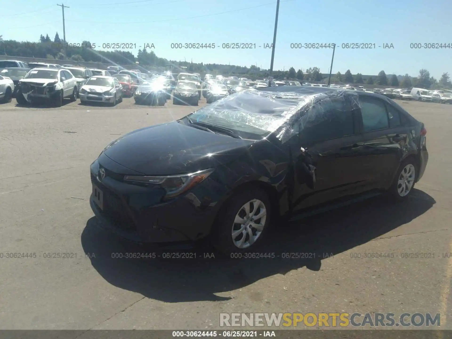 2 Photograph of a damaged car 5YFEPMAEXMP224021 TOYOTA COROLLA 2021