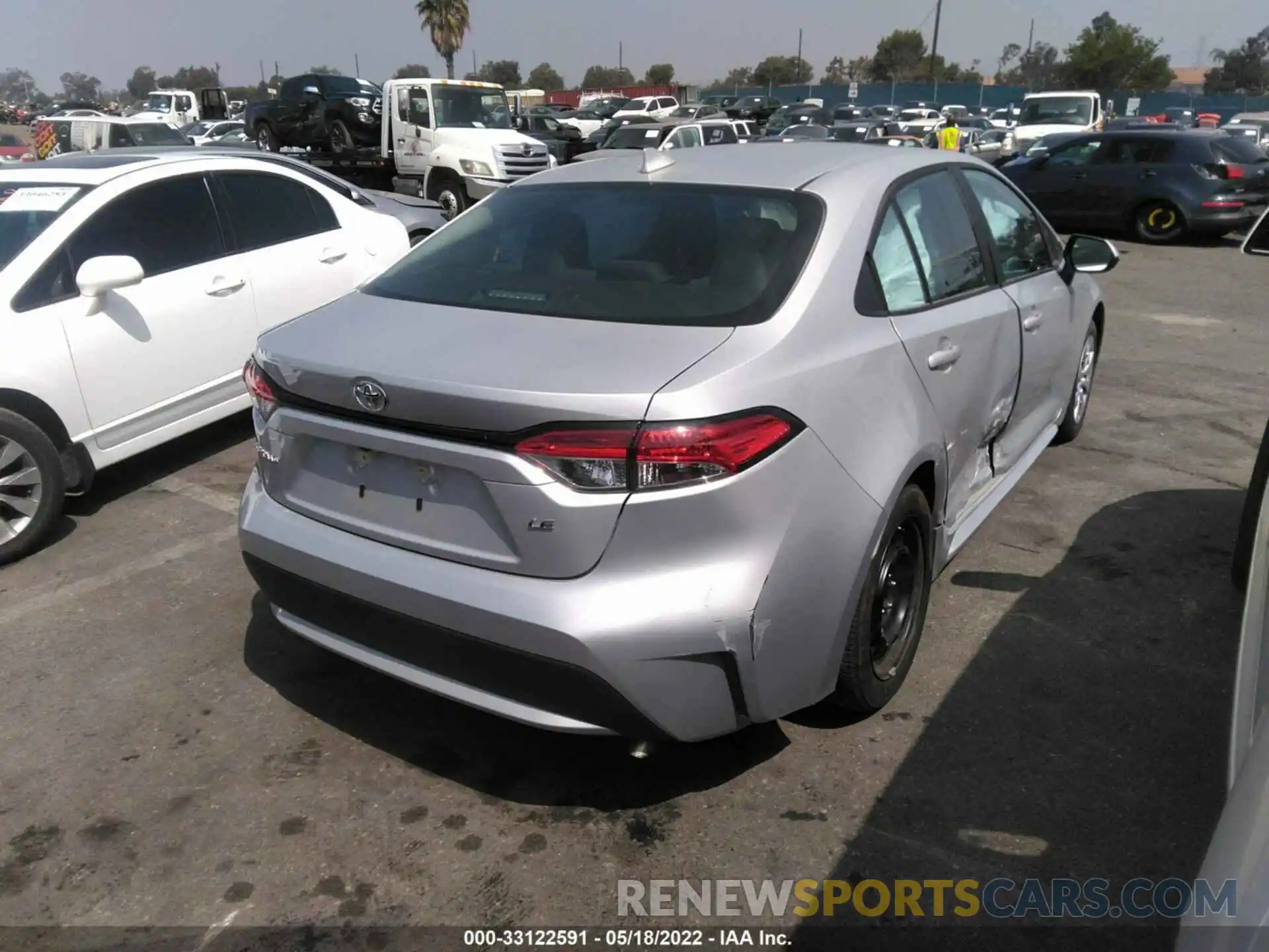 4 Photograph of a damaged car 5YFEPMAEXMP225220 TOYOTA COROLLA 2021