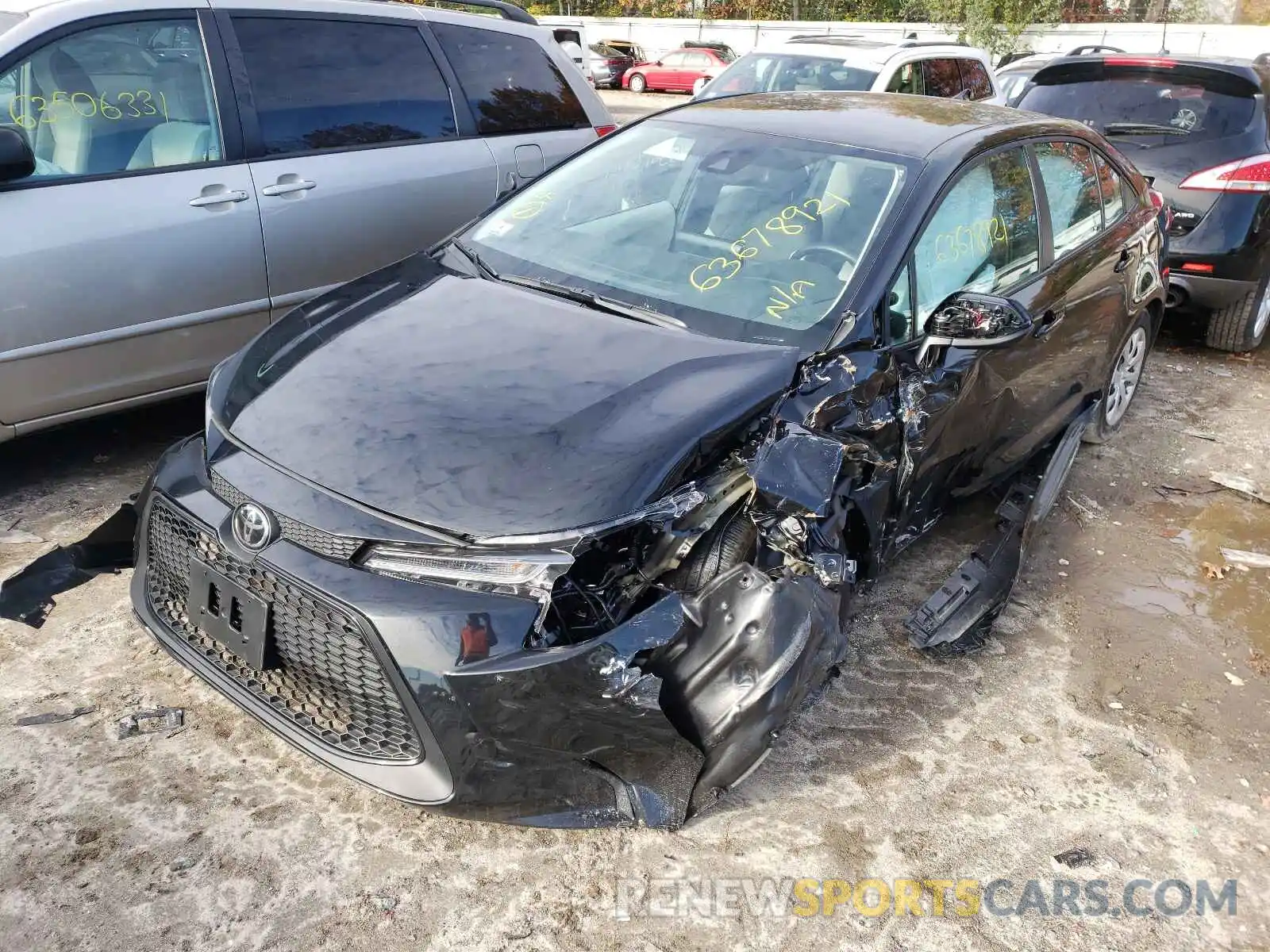 2 Photograph of a damaged car 5YFEPMAEXMP226108 TOYOTA COROLLA 2021