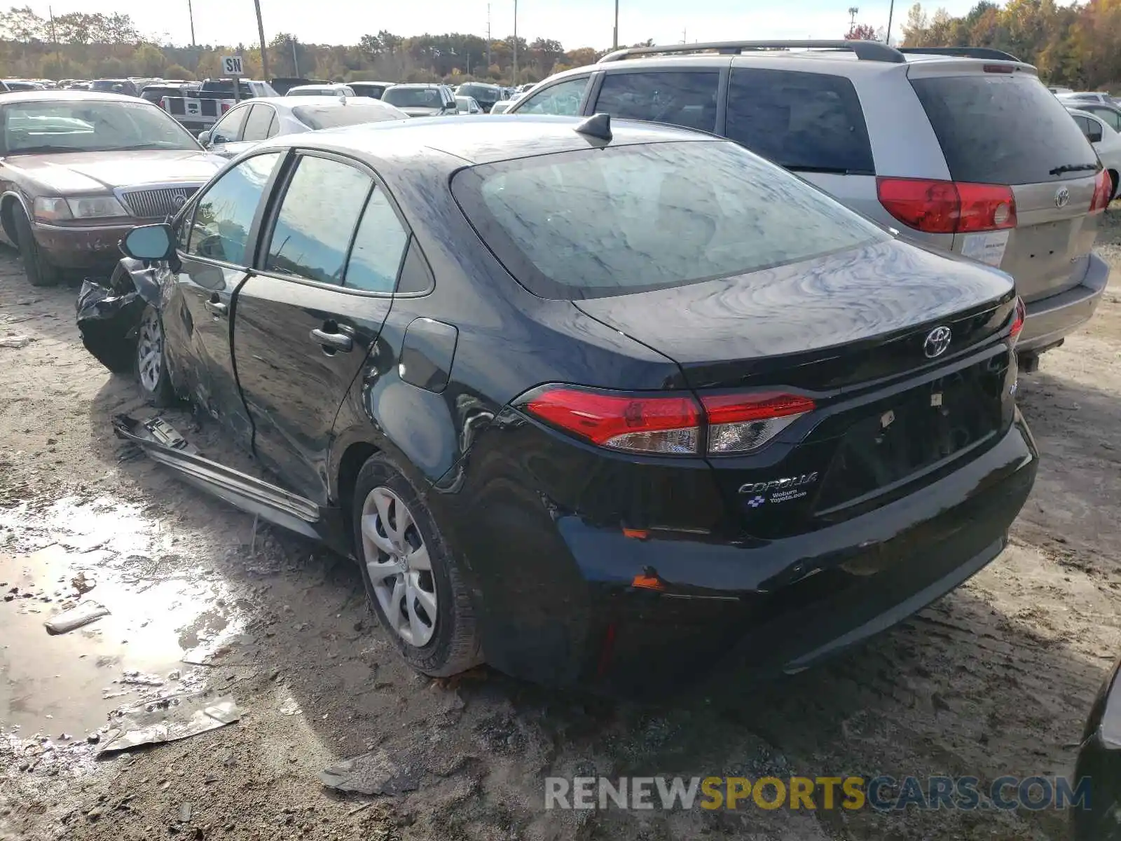 3 Photograph of a damaged car 5YFEPMAEXMP226108 TOYOTA COROLLA 2021