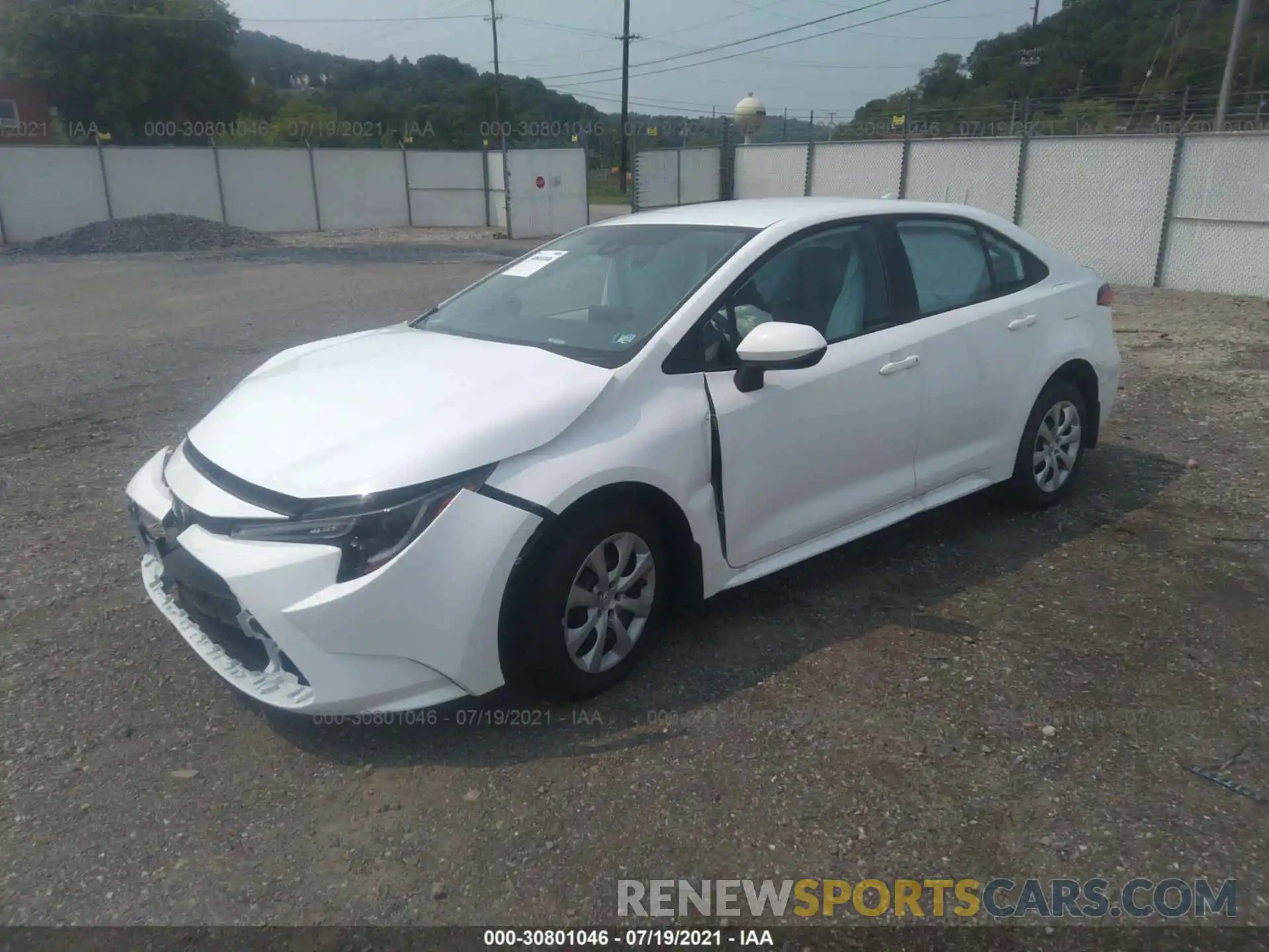 2 Photograph of a damaged car 5YFEPMAEXMP226366 TOYOTA COROLLA 2021