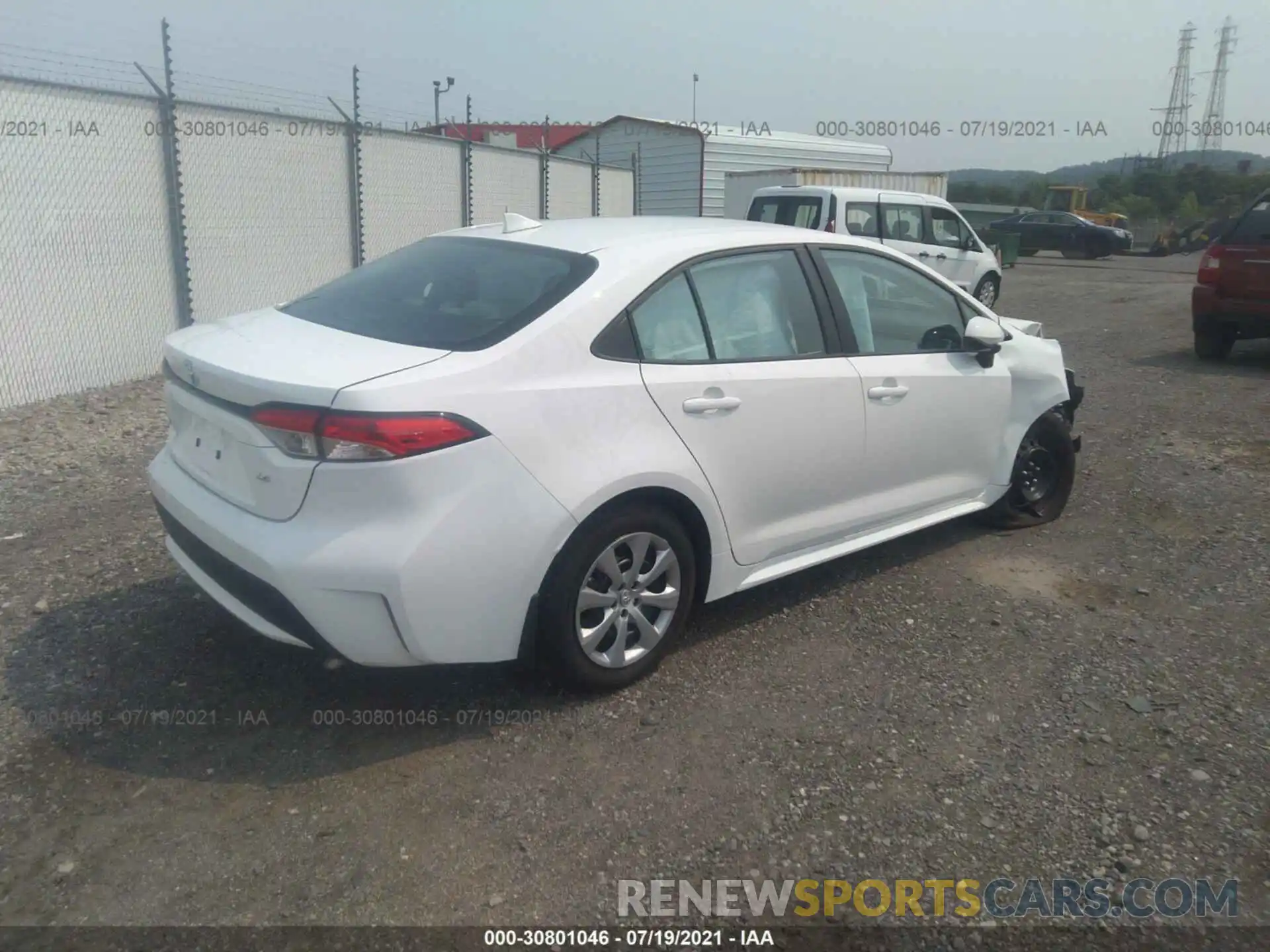 4 Photograph of a damaged car 5YFEPMAEXMP226366 TOYOTA COROLLA 2021