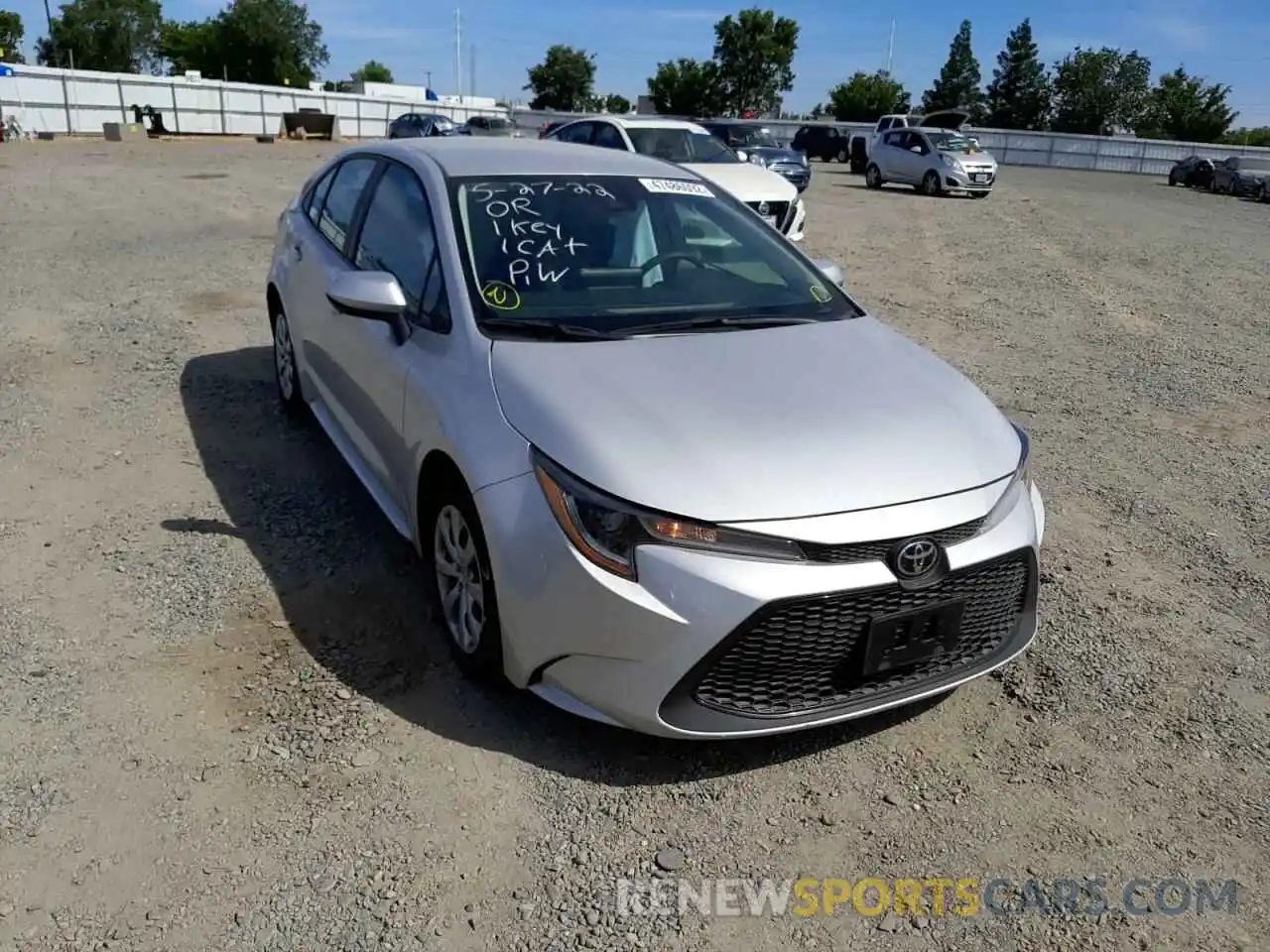 1 Photograph of a damaged car 5YFEPMAEXMP227923 TOYOTA COROLLA 2021