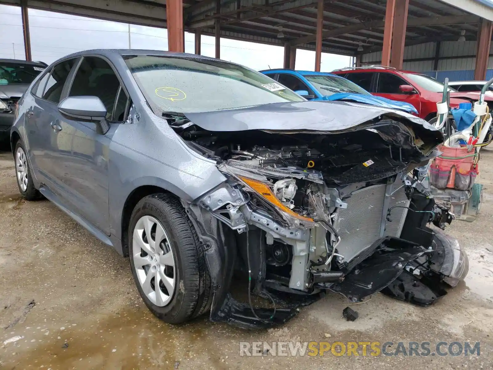 1 Photograph of a damaged car 5YFEPMAEXMP228344 TOYOTA COROLLA 2021