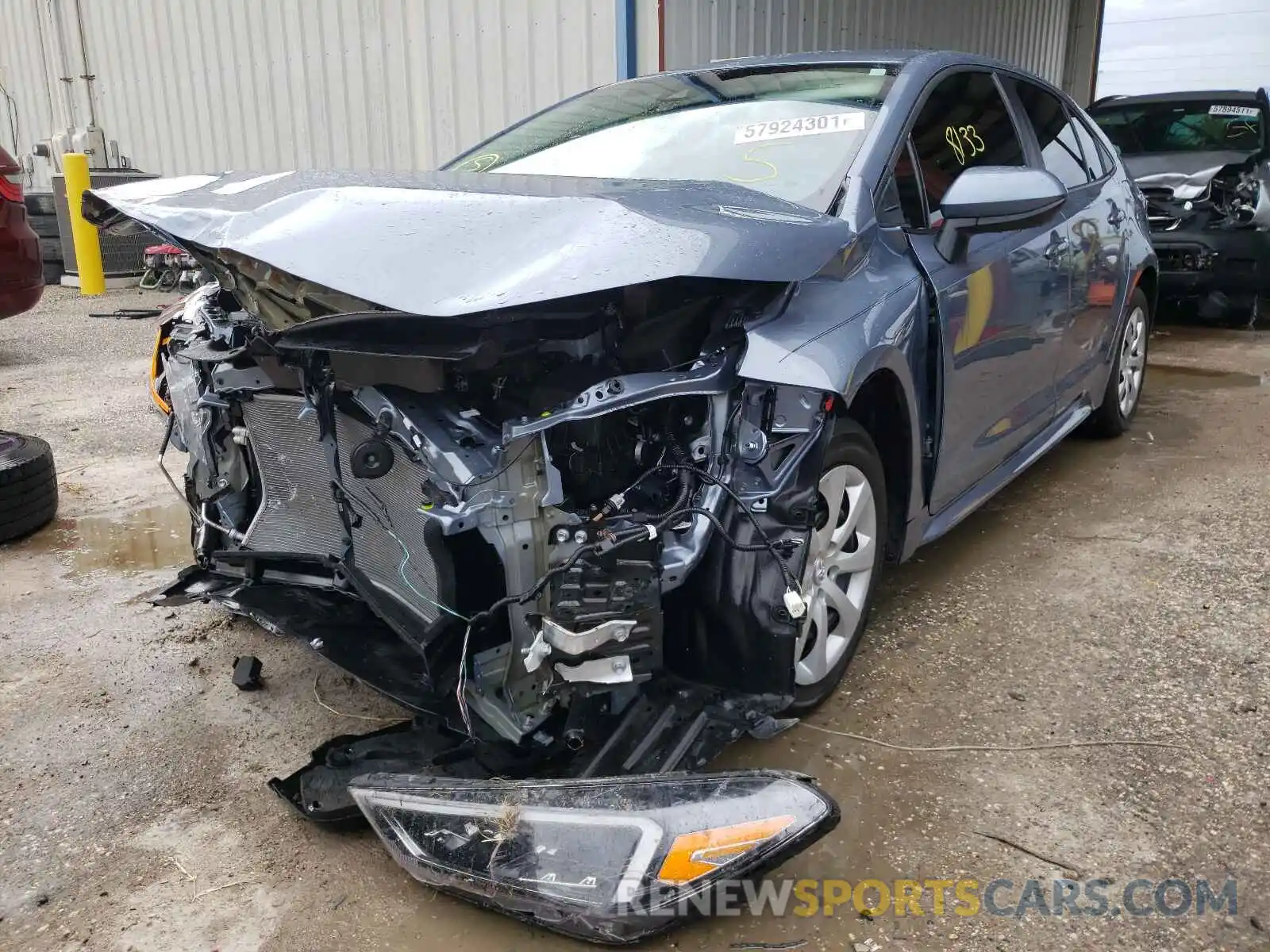 2 Photograph of a damaged car 5YFEPMAEXMP228344 TOYOTA COROLLA 2021